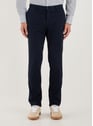 Pantalon slim en coton mélangé | Bleu by HACKETT HACKETT Pantalon slim en coton mélangé | Bleu