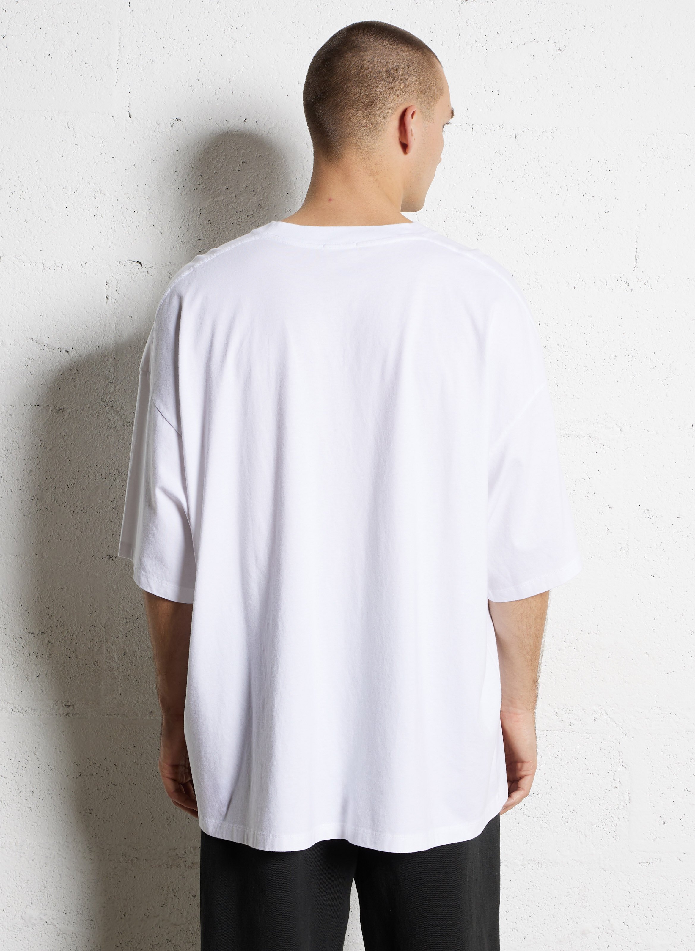 Tee-shirt manches courtes col rond Gixy AMERICAN VINTAGE Blanc