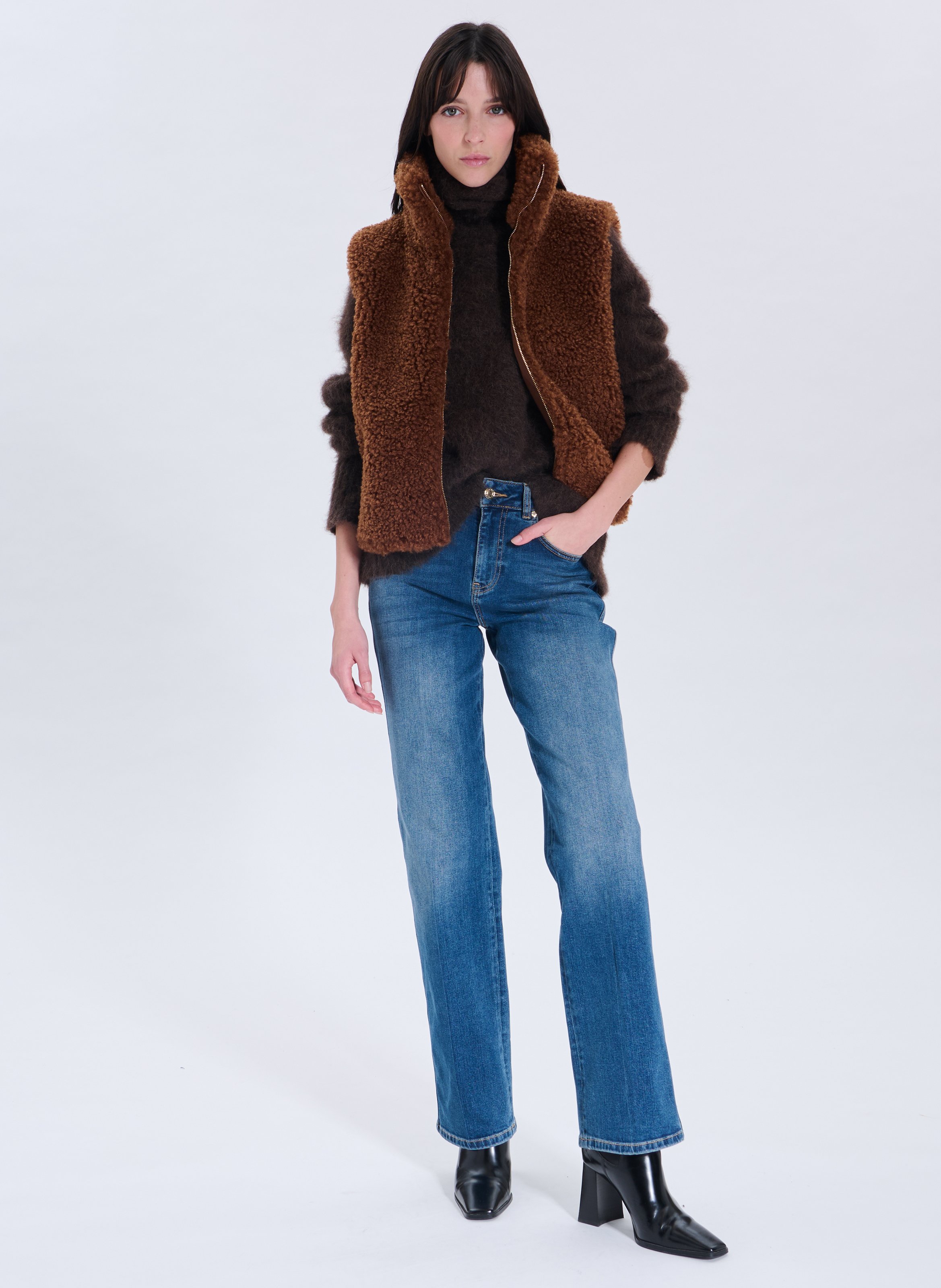 Gilet  gloria ZAPA Marron