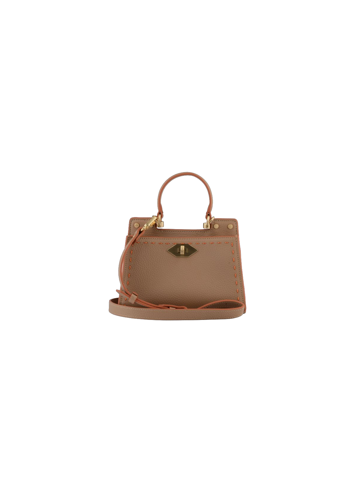 Trianon | sac porté main micro POURCHET Orange