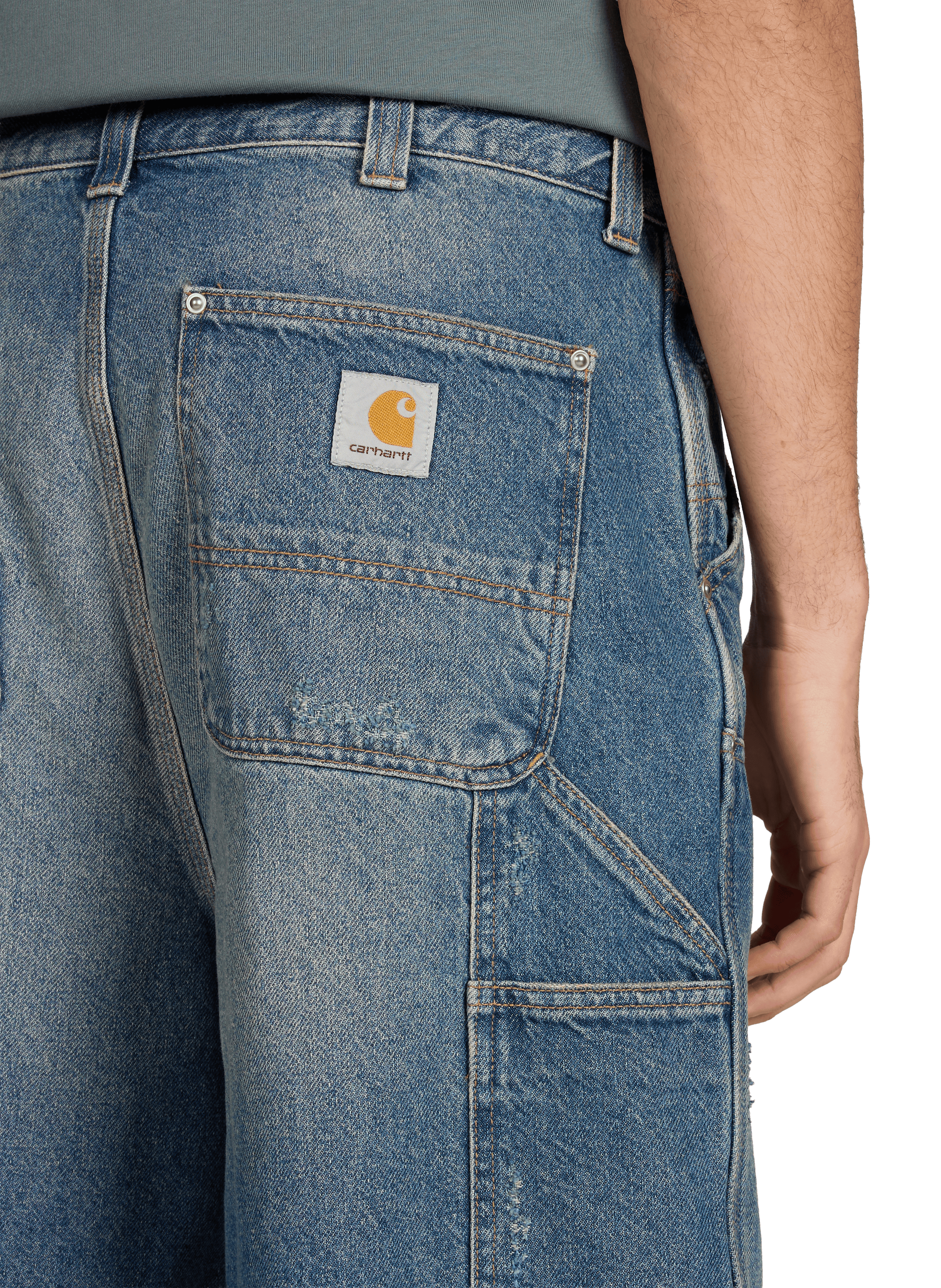 OG Aden cotton Bermuda shorts CARHARTT WIP Blue