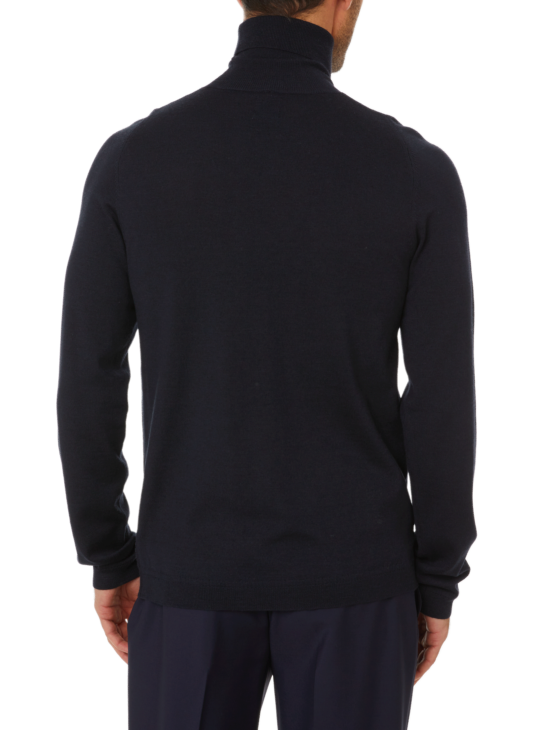 Merino wool turtleneck jumper AU PRINTEMPS PARIS Blue