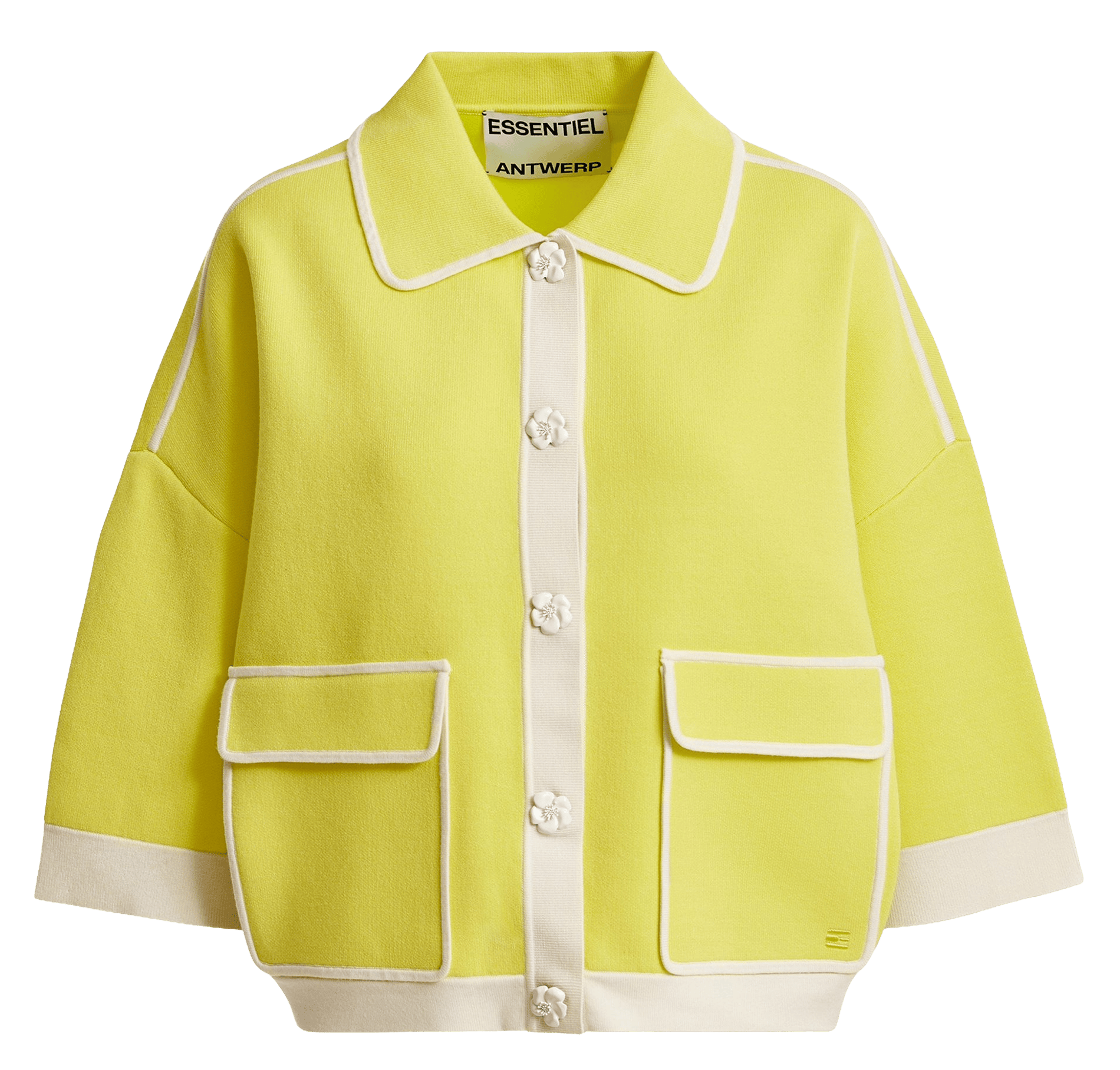 Gilet col classique jugly ESSENTIEL ANTWERP Jaune