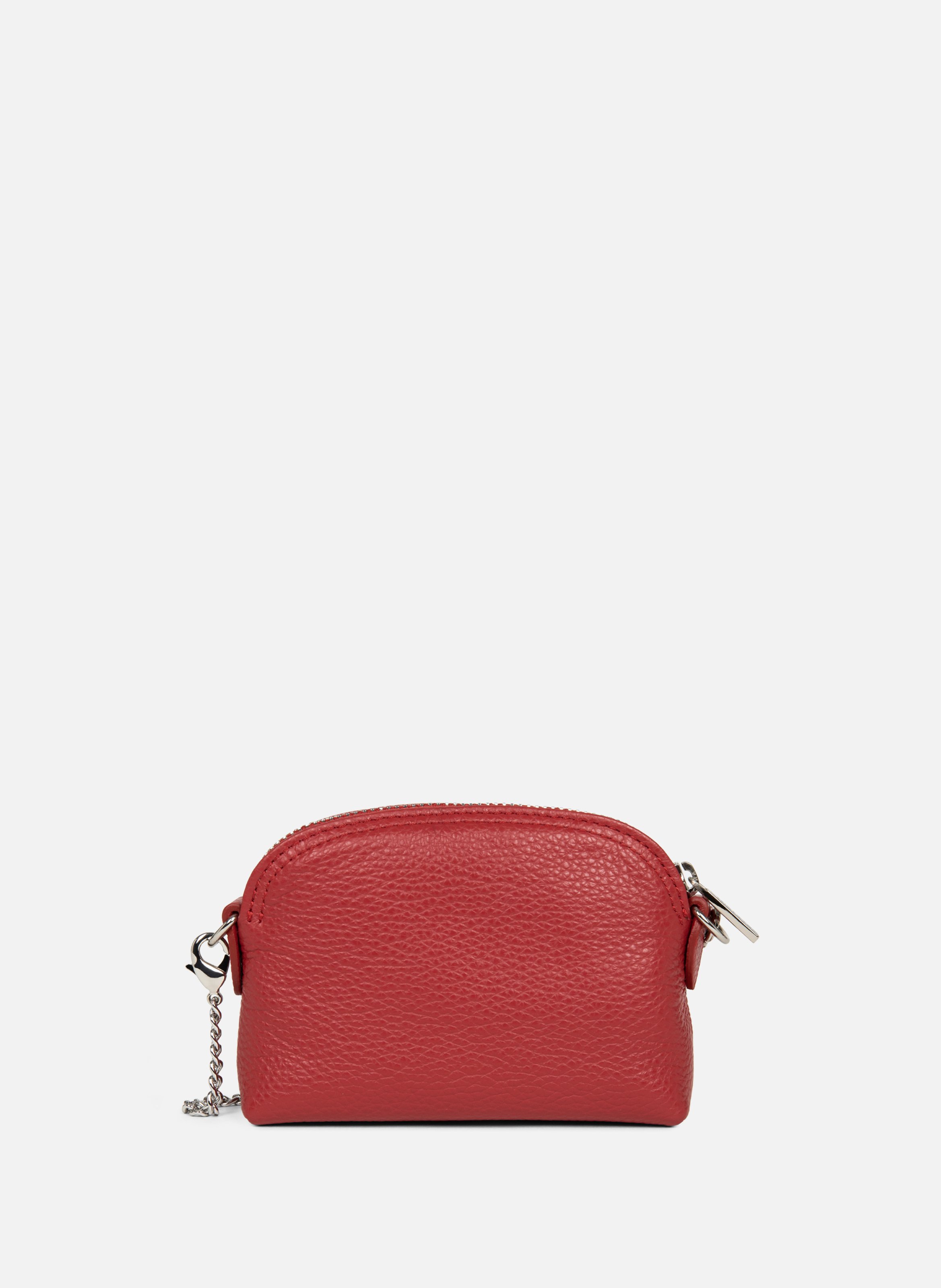 Small coin purse - foulonné pm LANCASTER Red