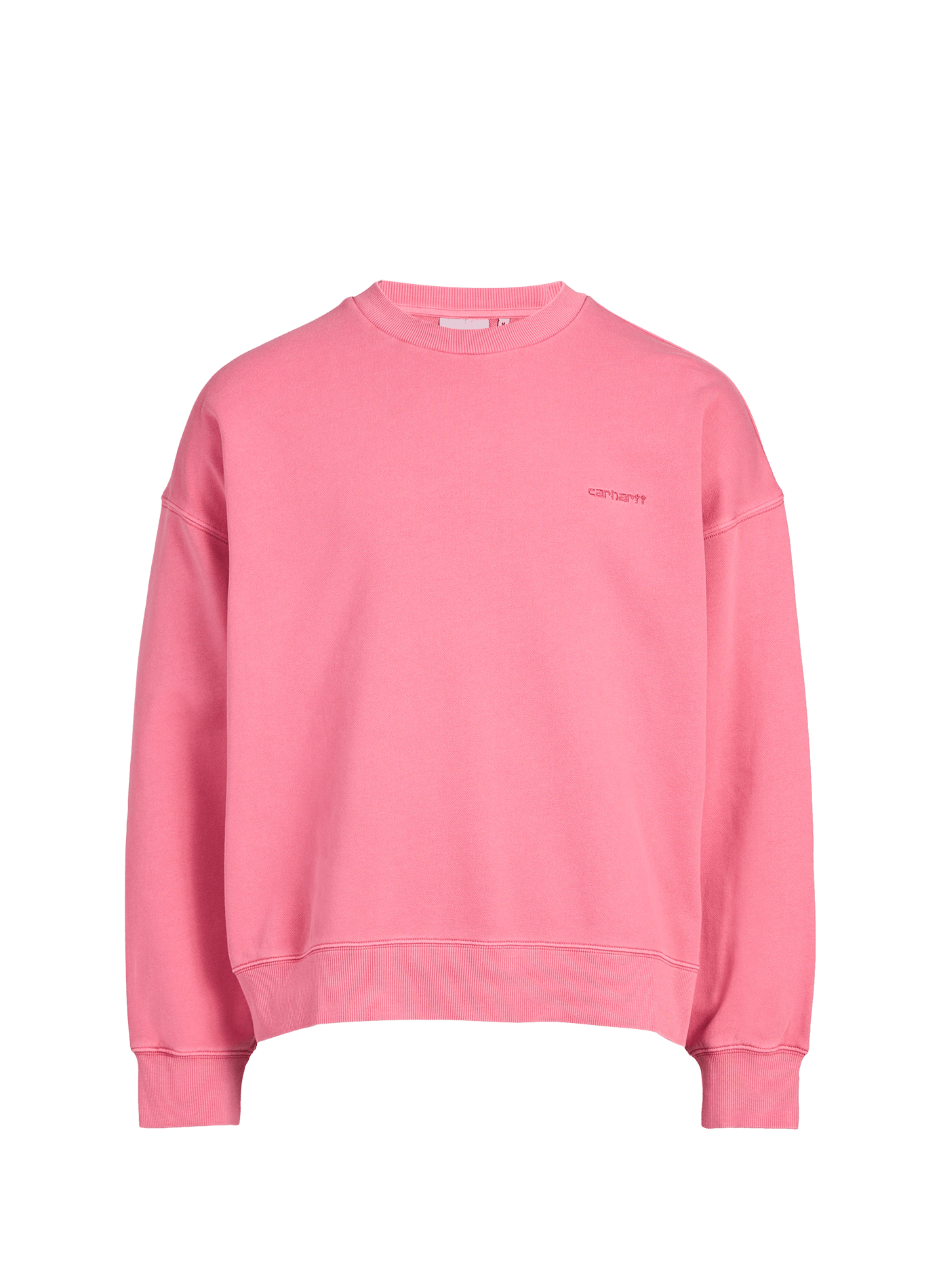Pull ample à logo en coton CARHARTT WIP Rose