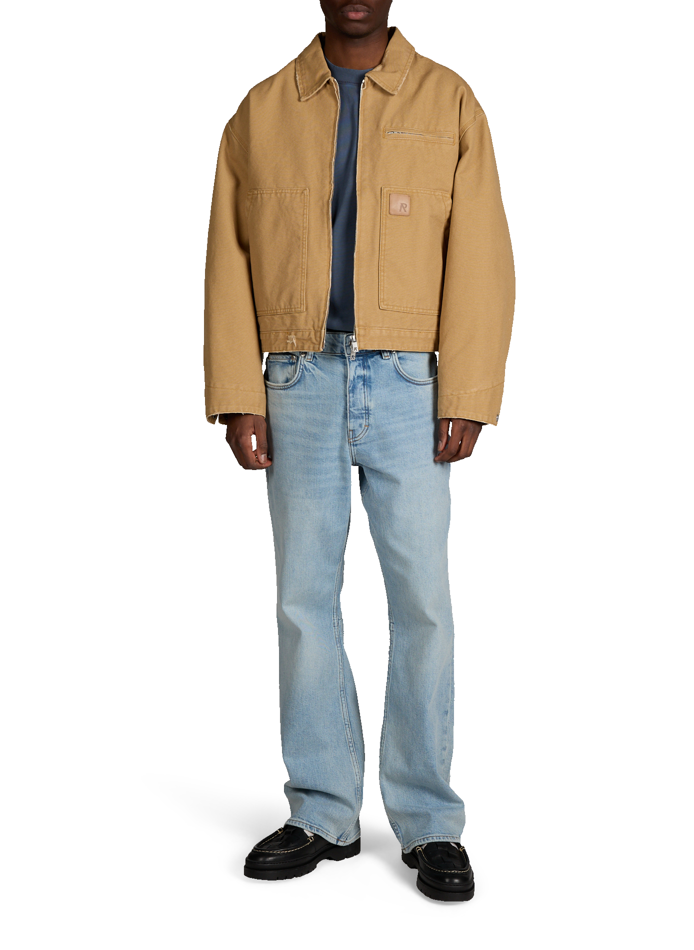 T-shirt imprimé en coton REPRESENT Bleu