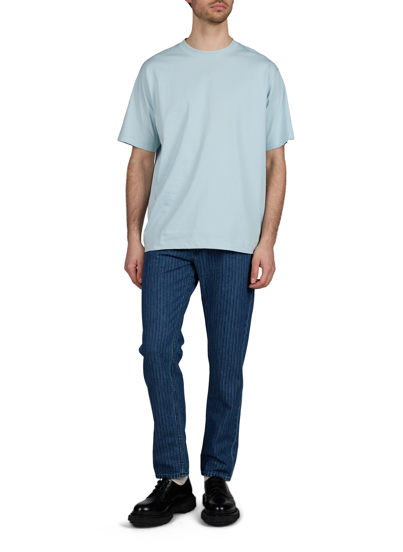 T-shirt manches courtes Aarhus en coton organique MINIMUM Bleu