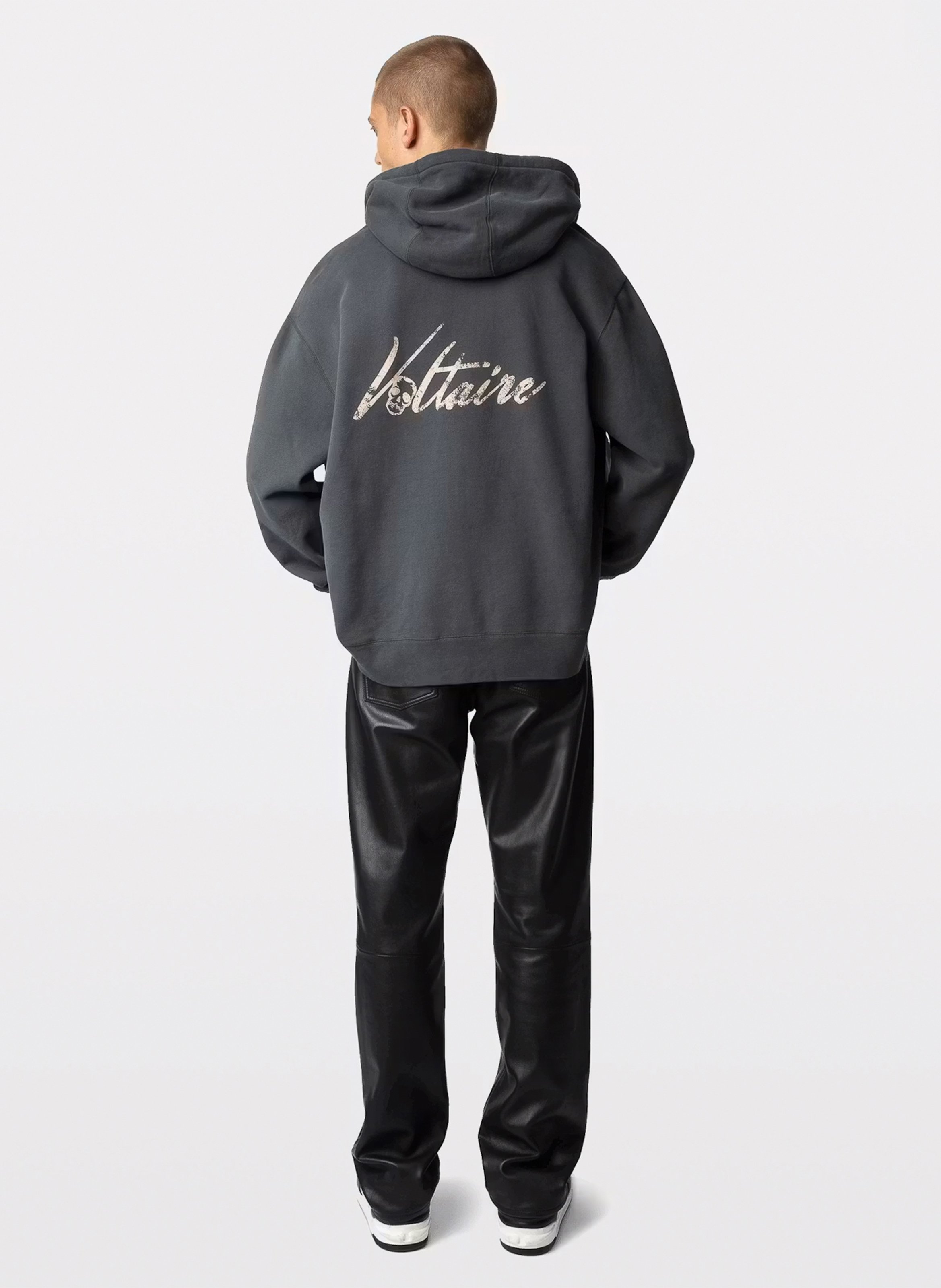 Sweat droit en coton mélangé sacha ZADIG&VOLTAIRE Gris