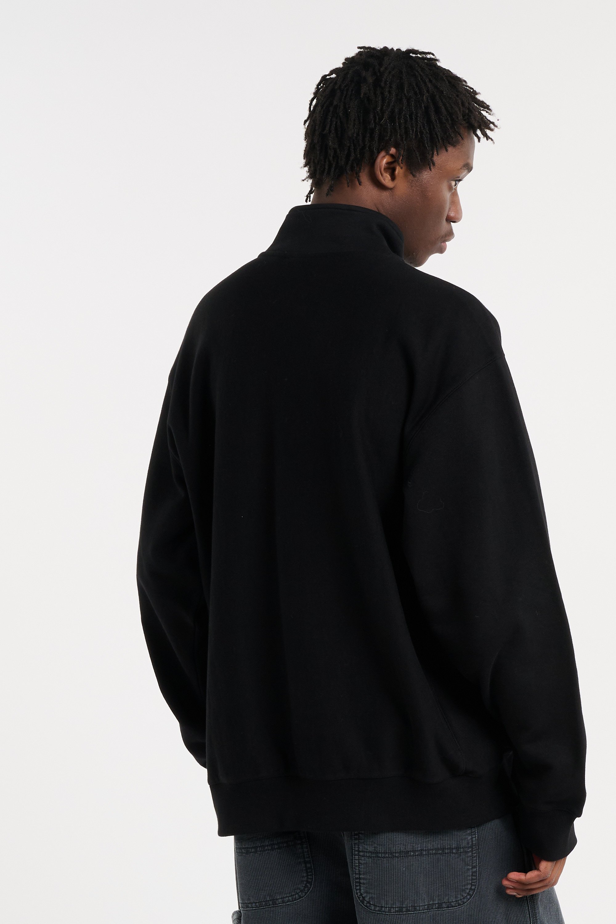 Sweat zippé longhand half zip sweat CARHARTT WIP Noir