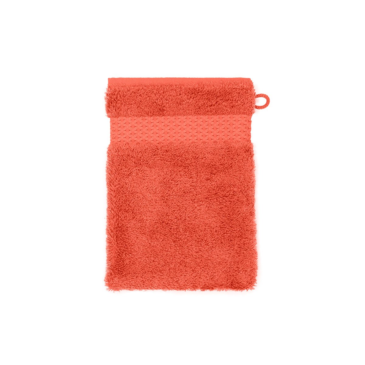 Gant de toilette  en coton modal, etoile  Corallin