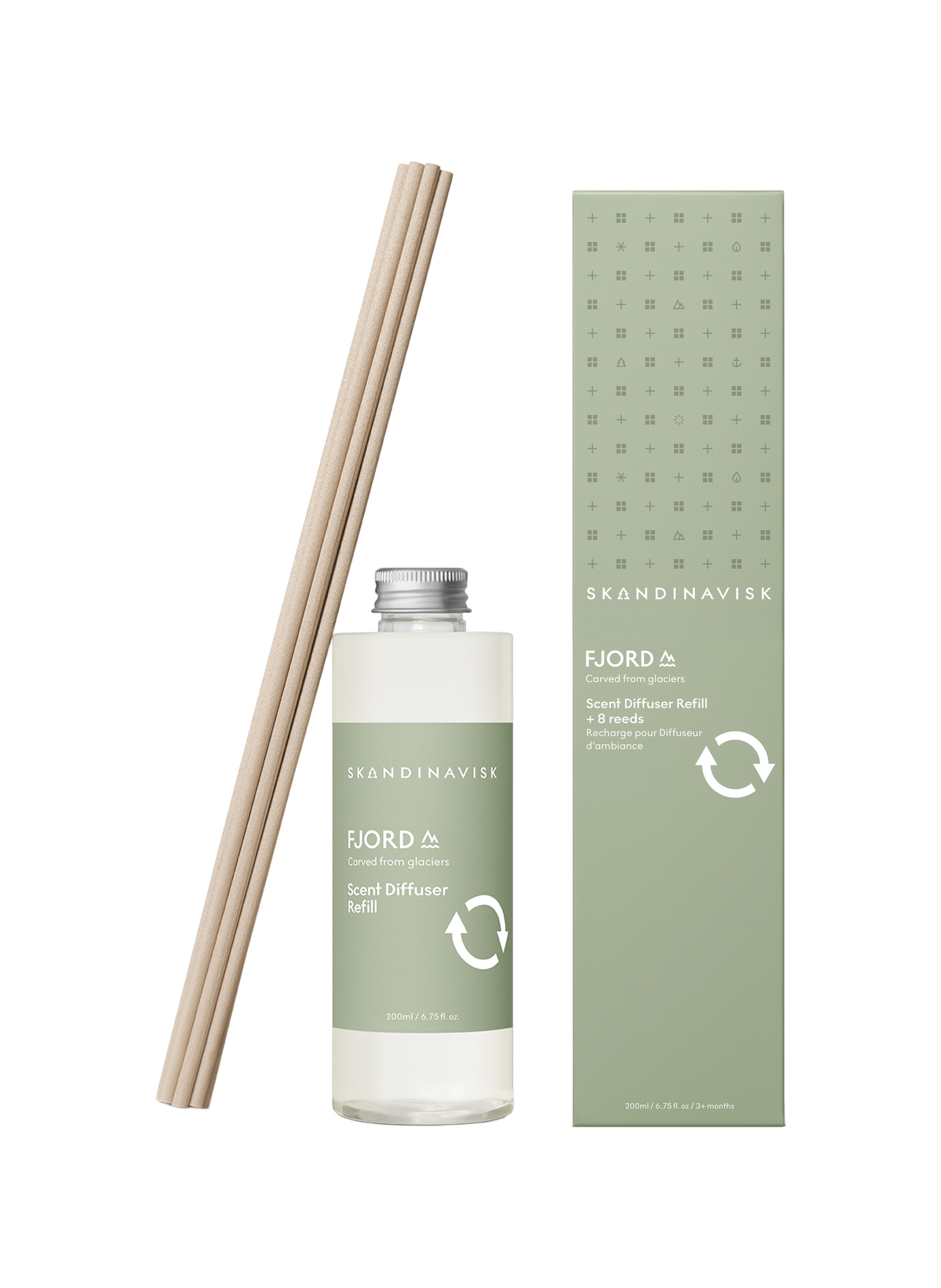 Recharge pour diffuseur de parfum Fjord 200ml SKANDINAVISK Vert