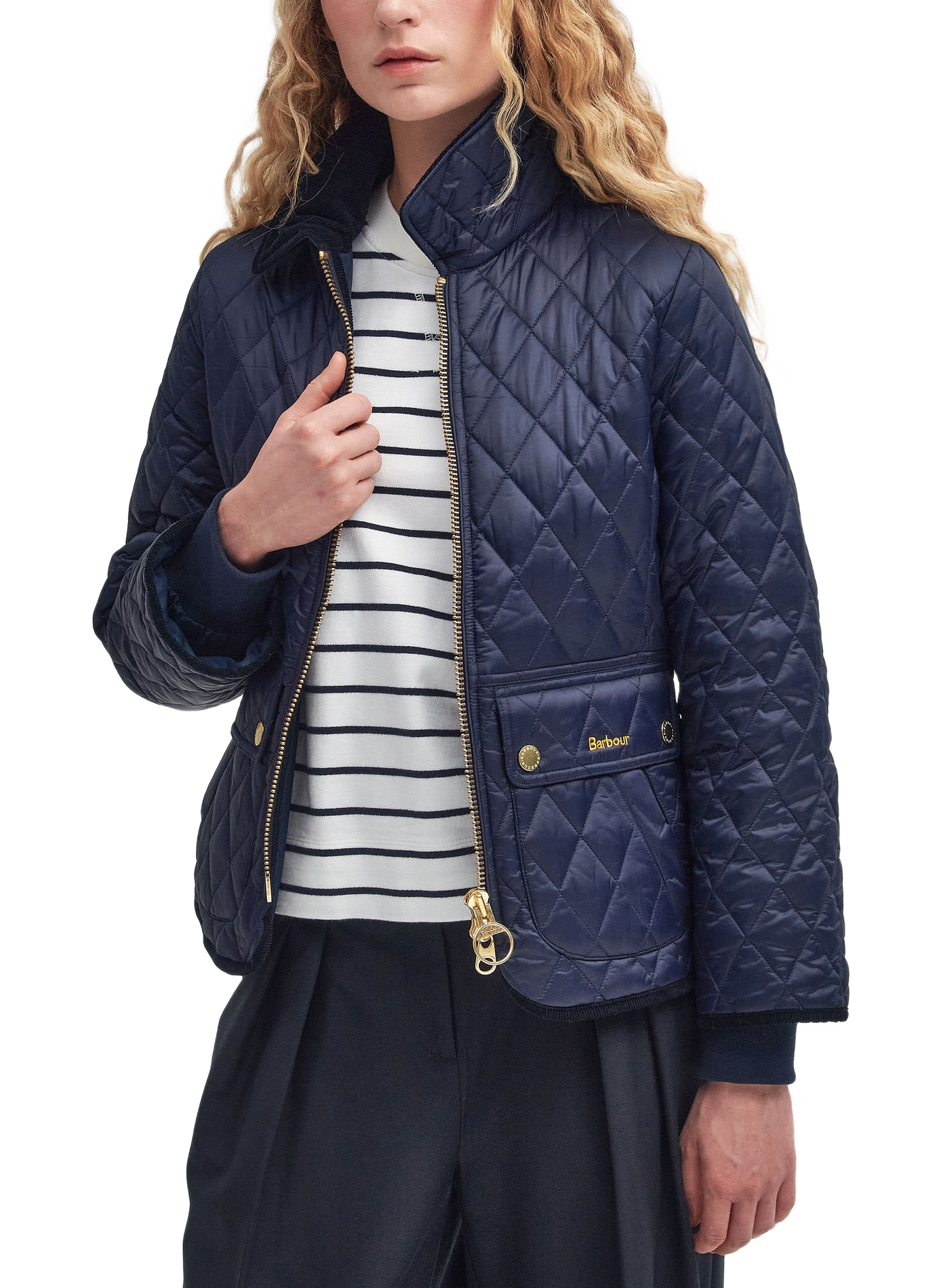 Fitted Beadnell Quilted Jacket BARBOUR Blue