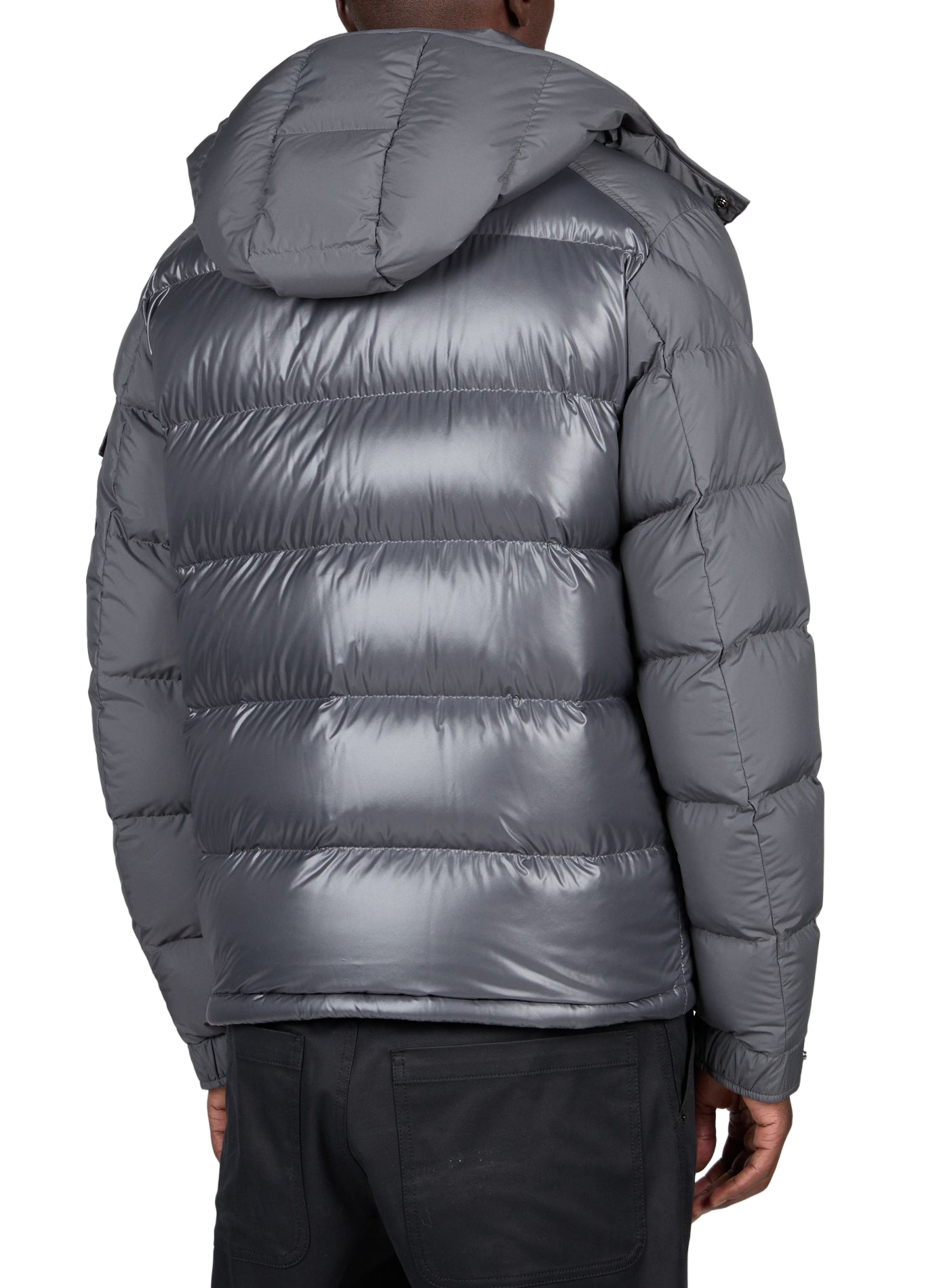 Daunenjacke mit abnehmbarer Kapuze Maya MONCLER Schwarz
