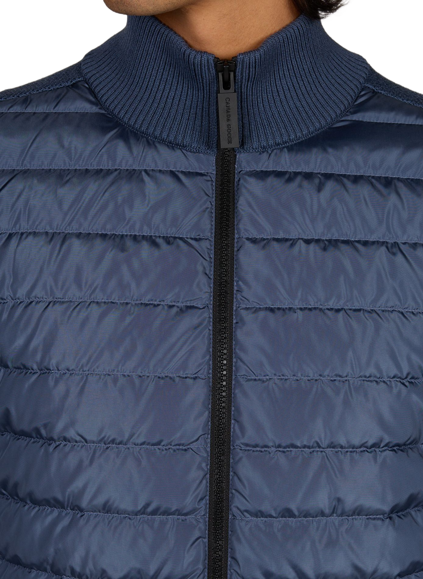 Jas van twee materialen CANADA GOOSE Blauw