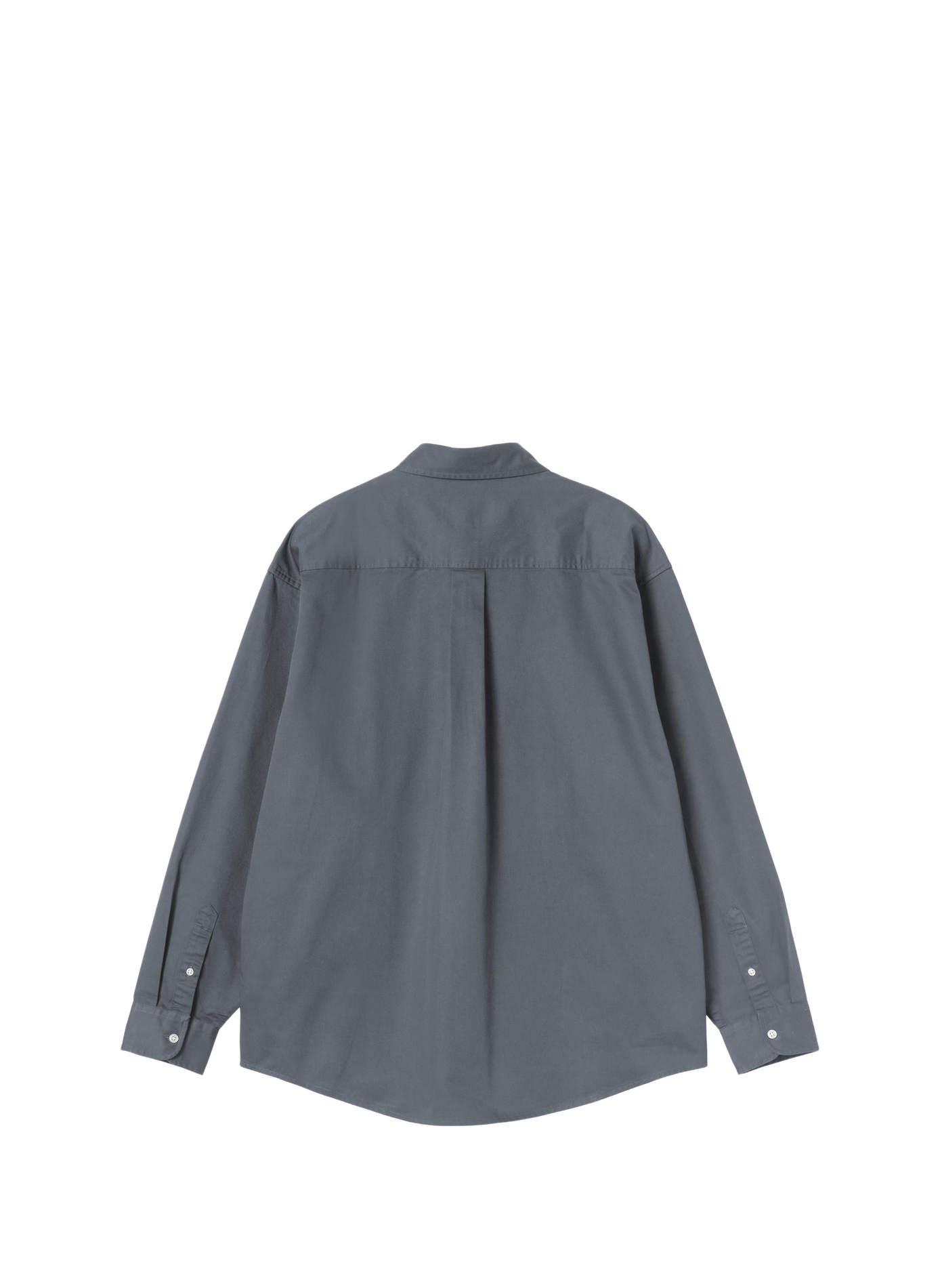 Chemise col classique manches contrastantes en coton | Blue CARHARTT WIP Men