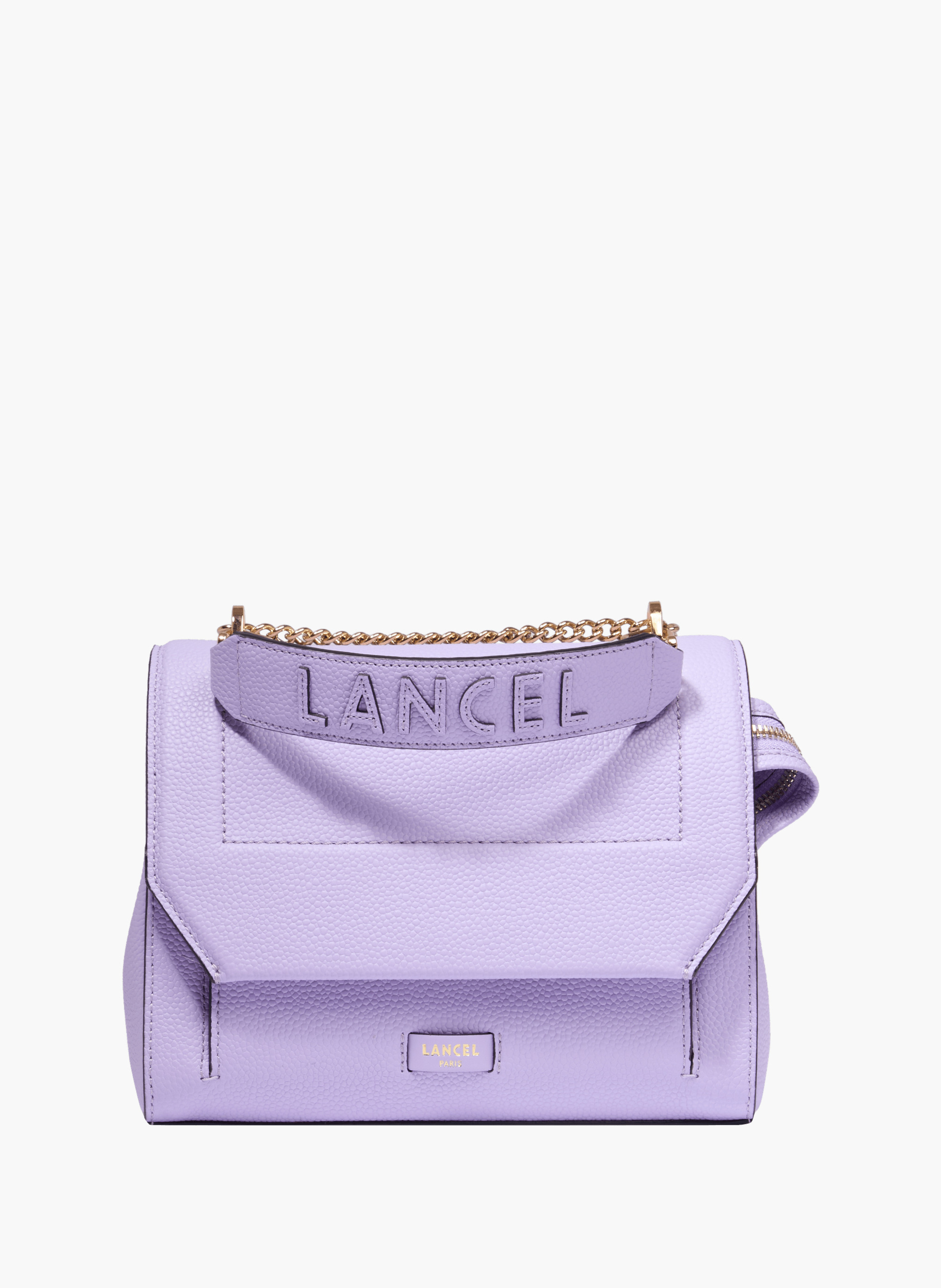 Sac rabat m ninon de lancel en cuir LANCEL Violet