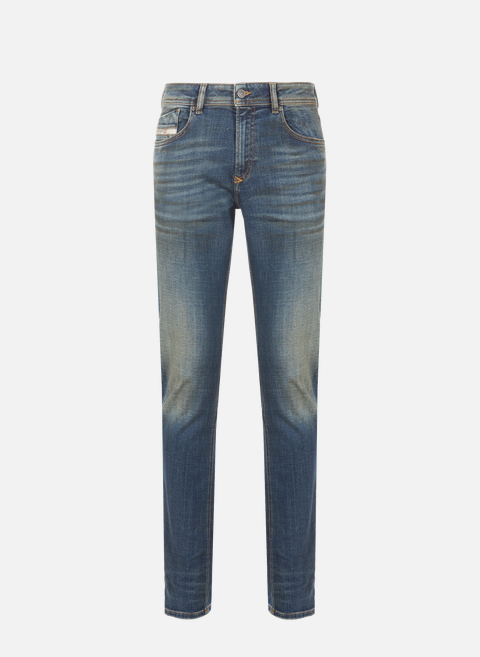 Dieselblaue, schmalere Jeans 