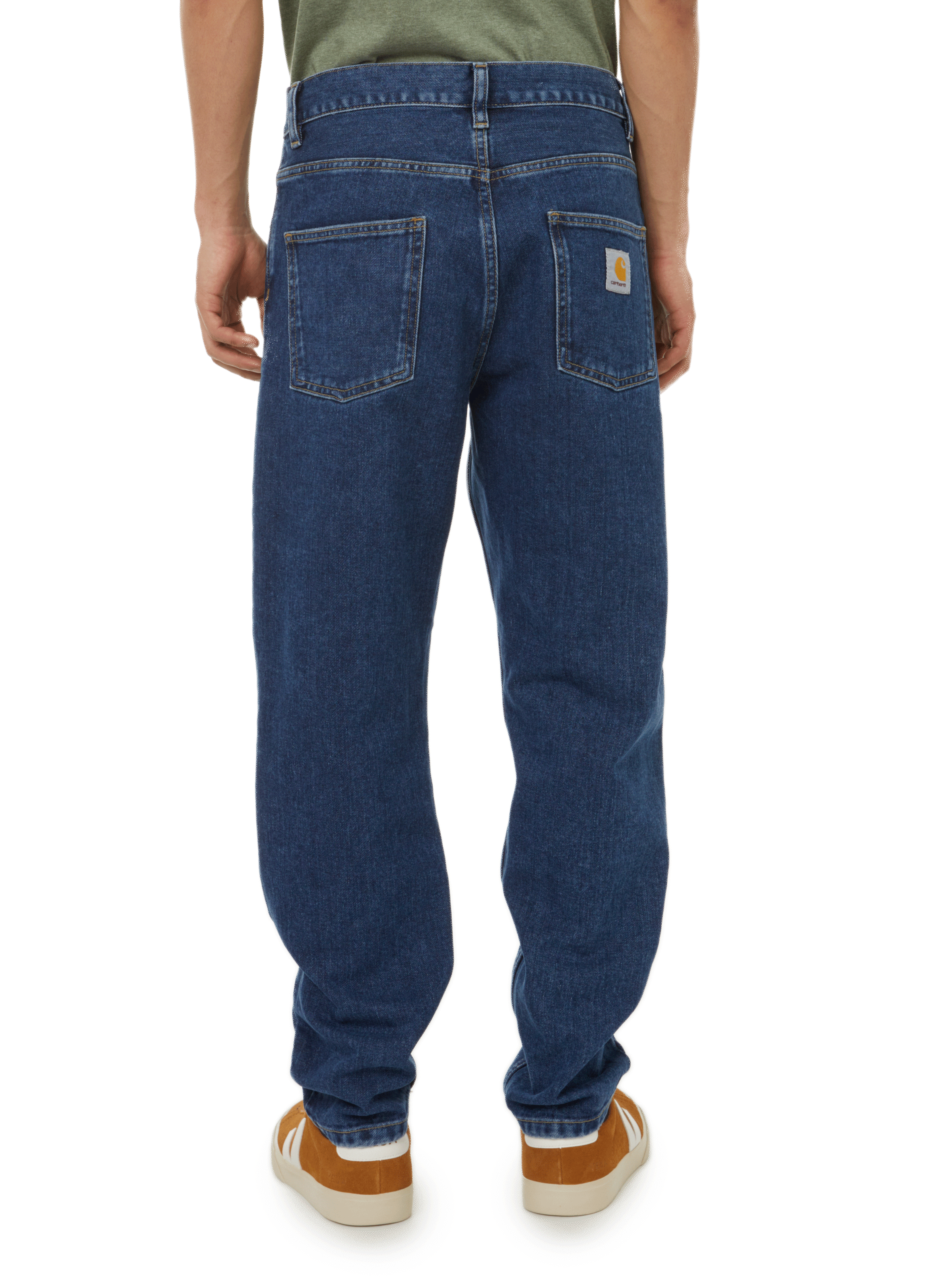 Jean en coton organique CARHARTT WIP Bleu