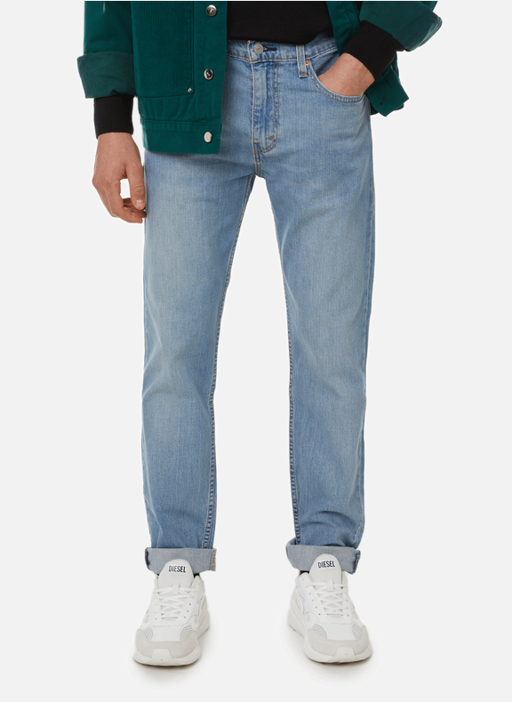 LEVI'S 502 Taper cotton jeans Grey