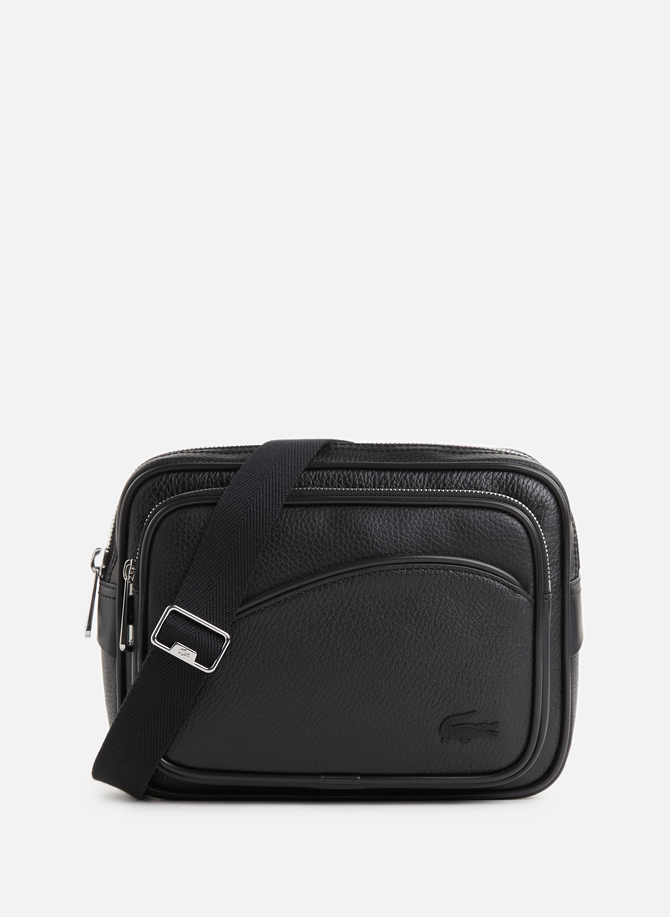Grained leather bag LACOSTE