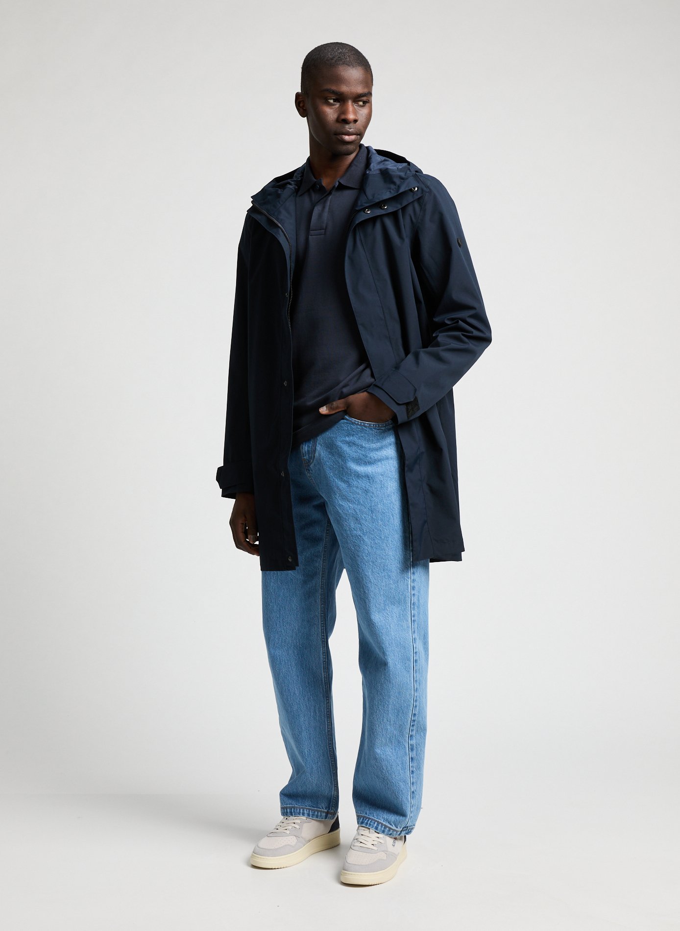 Parka longue à capuche DIDRIKSONS Bleu