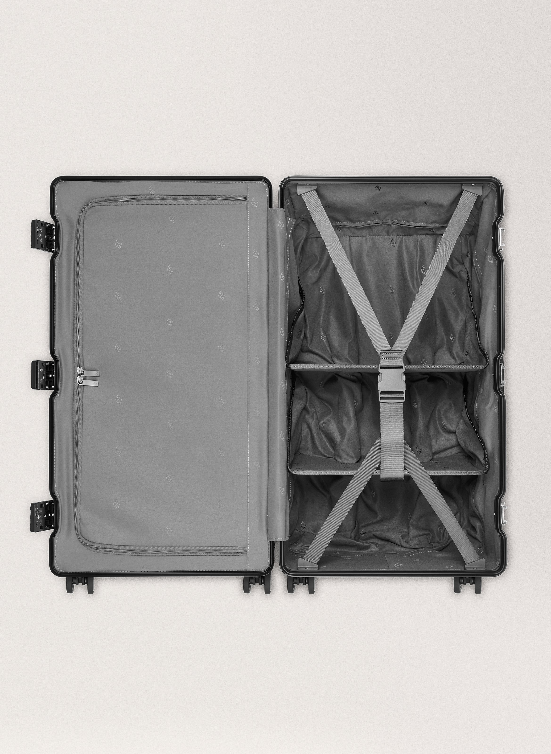 Valise 'trunk' en polycarbonate CARL FRIEDRIK Noir