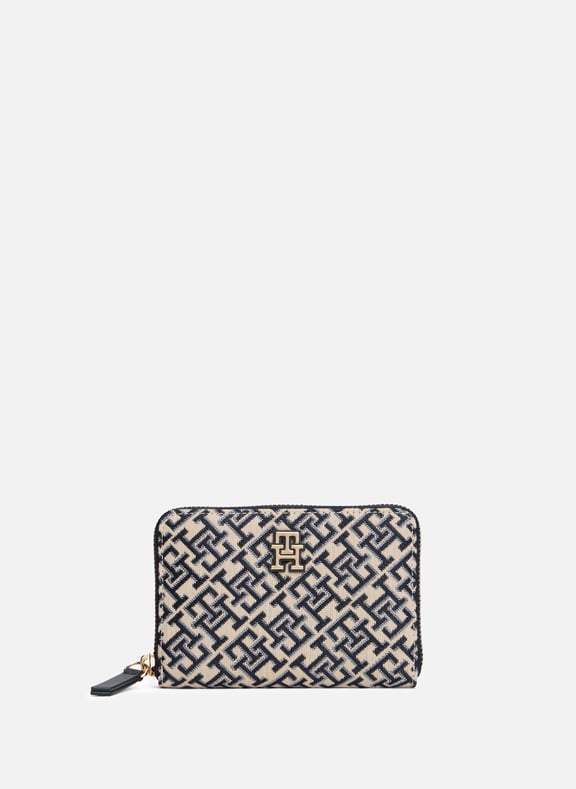 Portefeuille à imprimé Bleu by TOMMY HILFIGER TOMMY HILFIGER Portefeuille à imprimé Bleu