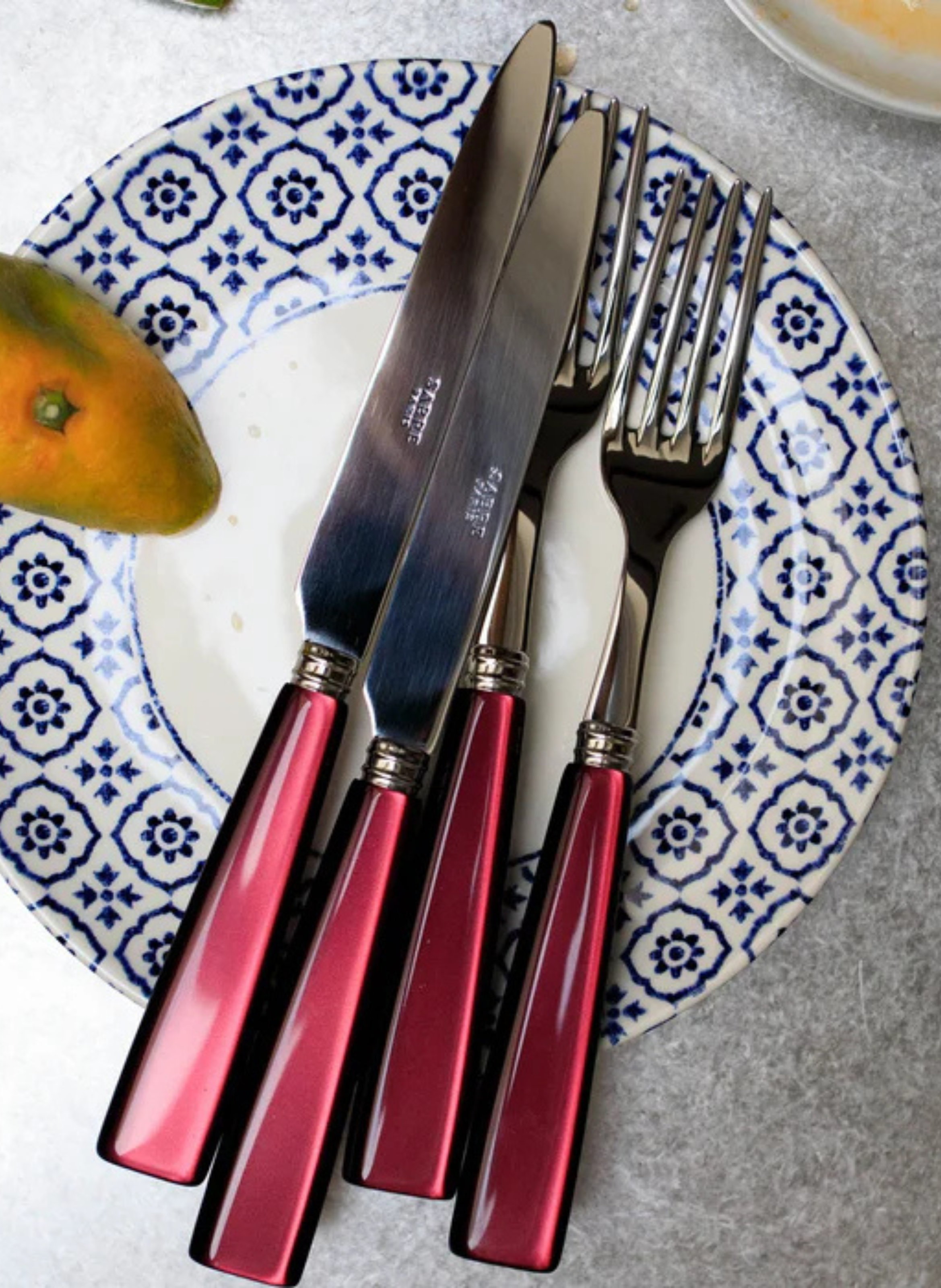 Cuillère à  soupe, icône SABRE PARIS Rouge