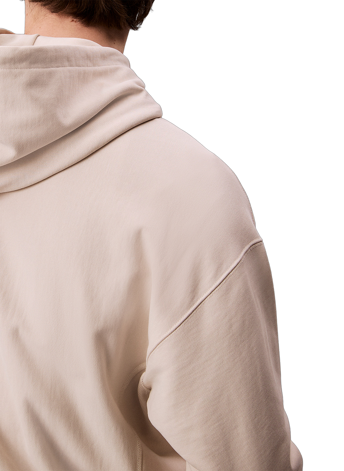Hoodie en coton mélangé CALVIN KLEIN Beige