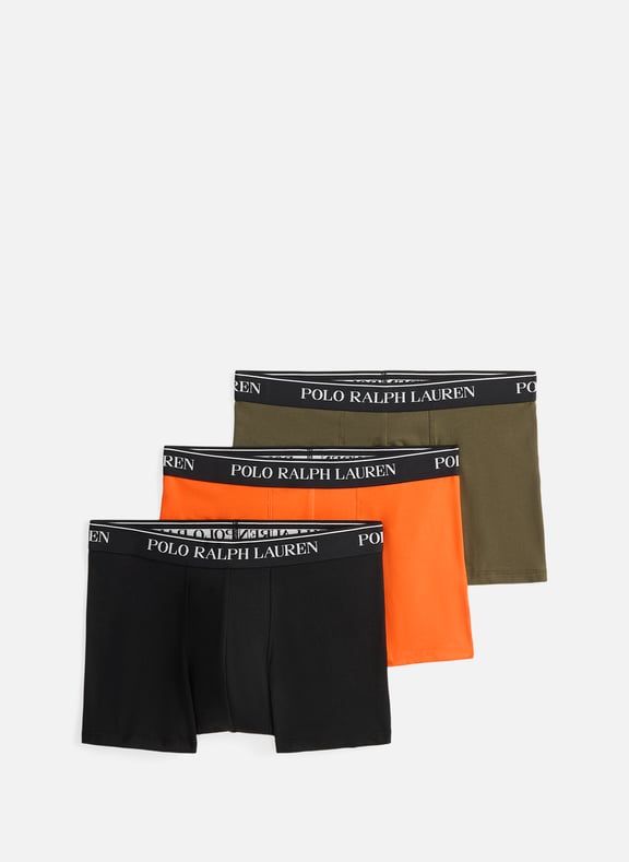 Pack of three cotton boxers Multicolour by POLO RALPH LAUREN POLO RALPH LAUREN Pack of three cotton boxers Multicolour