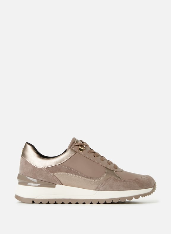 Leather Desya sneakers Pink by GEOX GEOX Leather Desya sneakers Pink