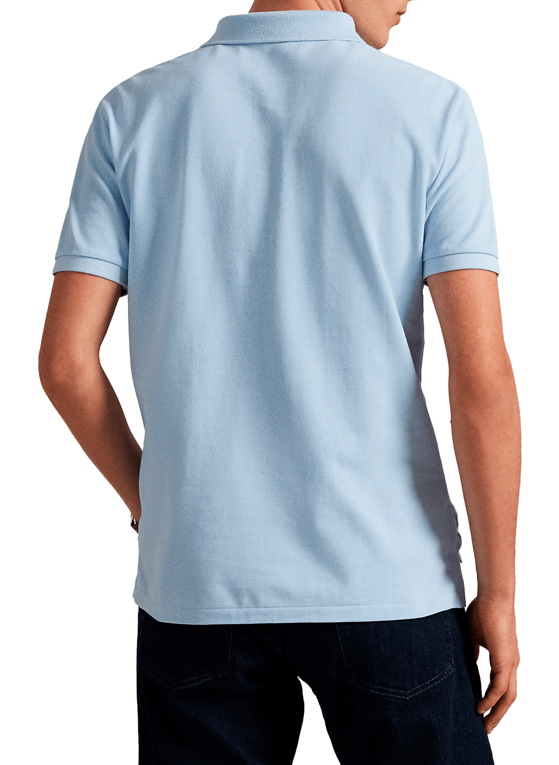 Organic cotton piqué polo shirt POLO RALPH LAUREN Blue