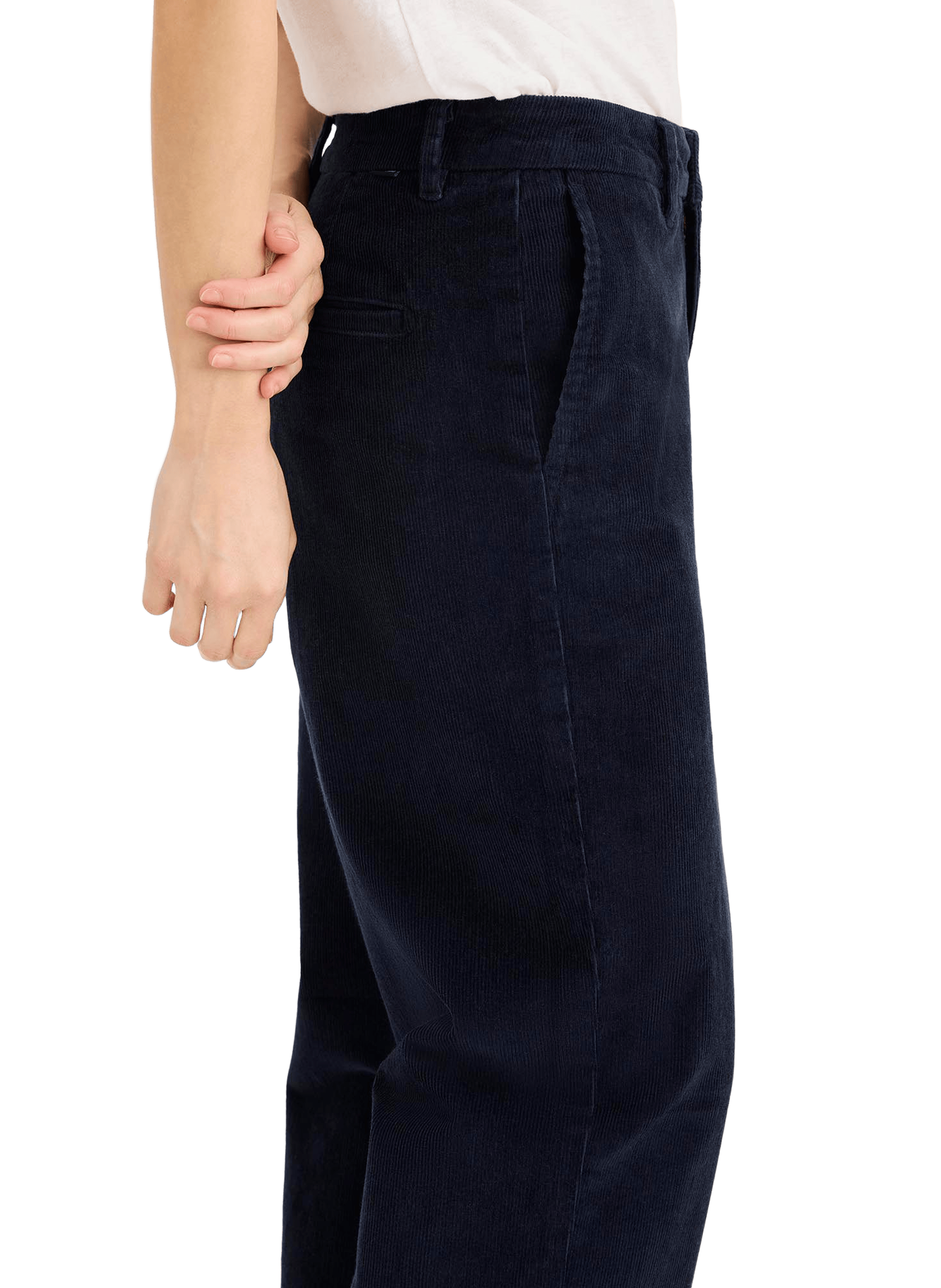 Pantalon droit en coton DOCKERS Bleu