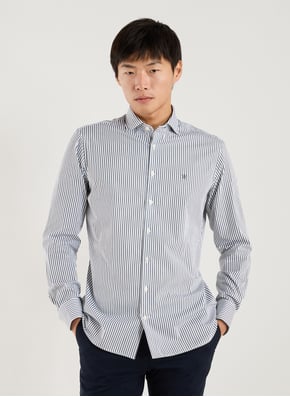 Chemise à rayures en coton HACKETT Chemise à rayures en coton HACKETT