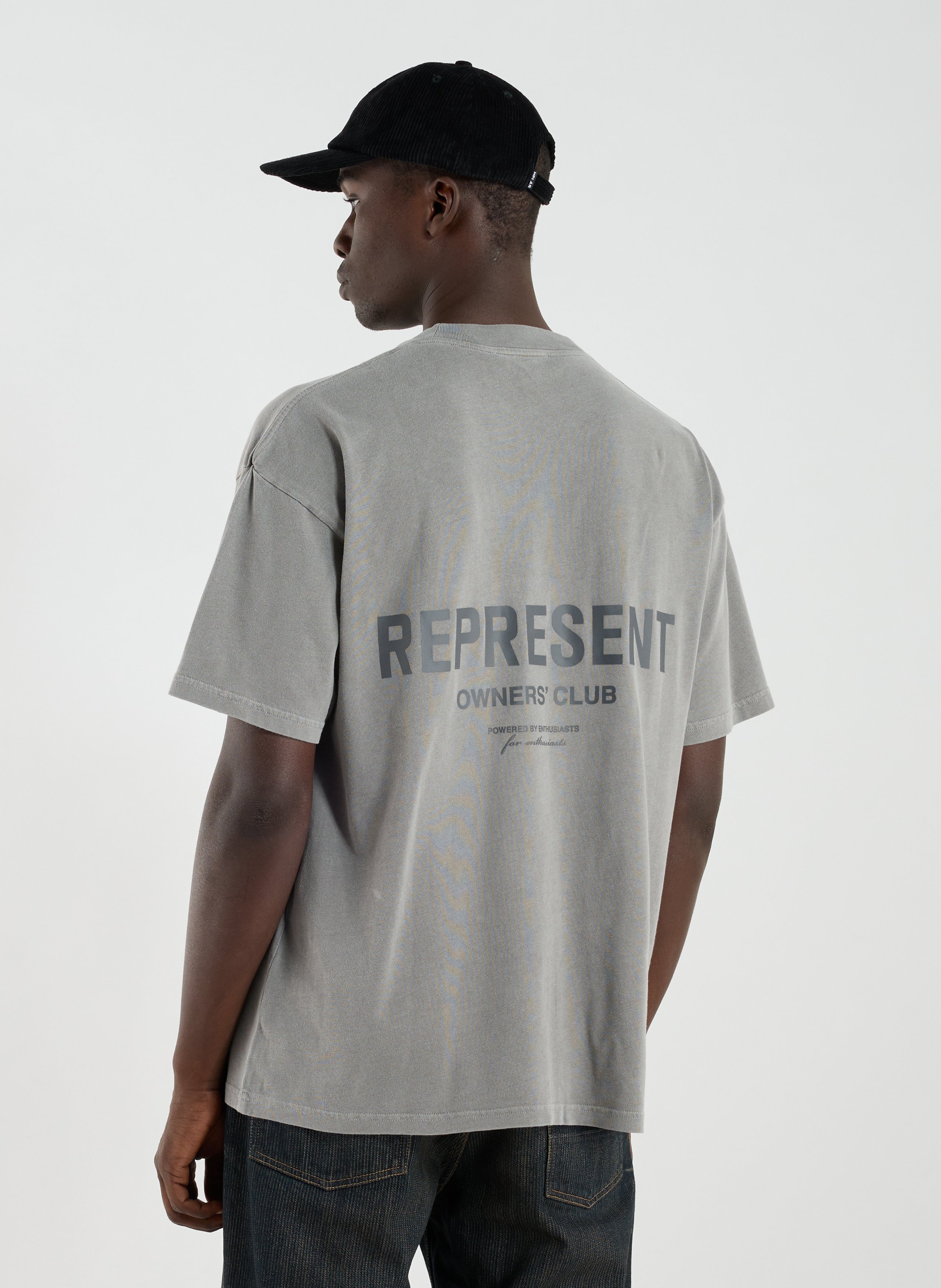 Classic Cotton T-Shirt REPRESENT Grey