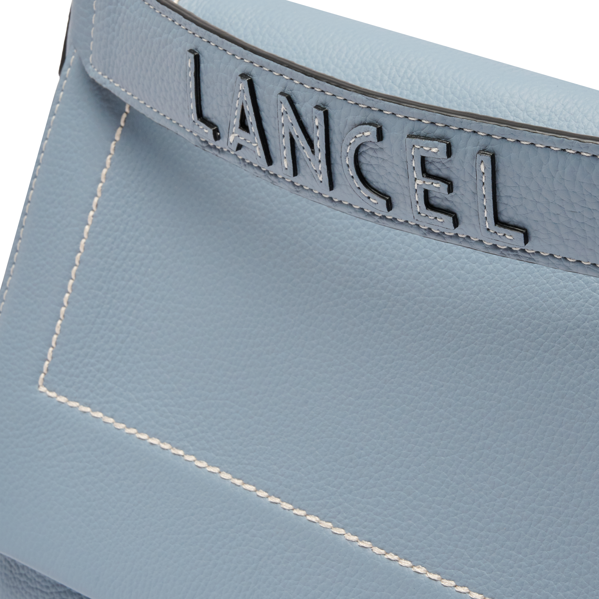 Sac rabat l ninon soft de lancel en cuir LANCEL Bleu