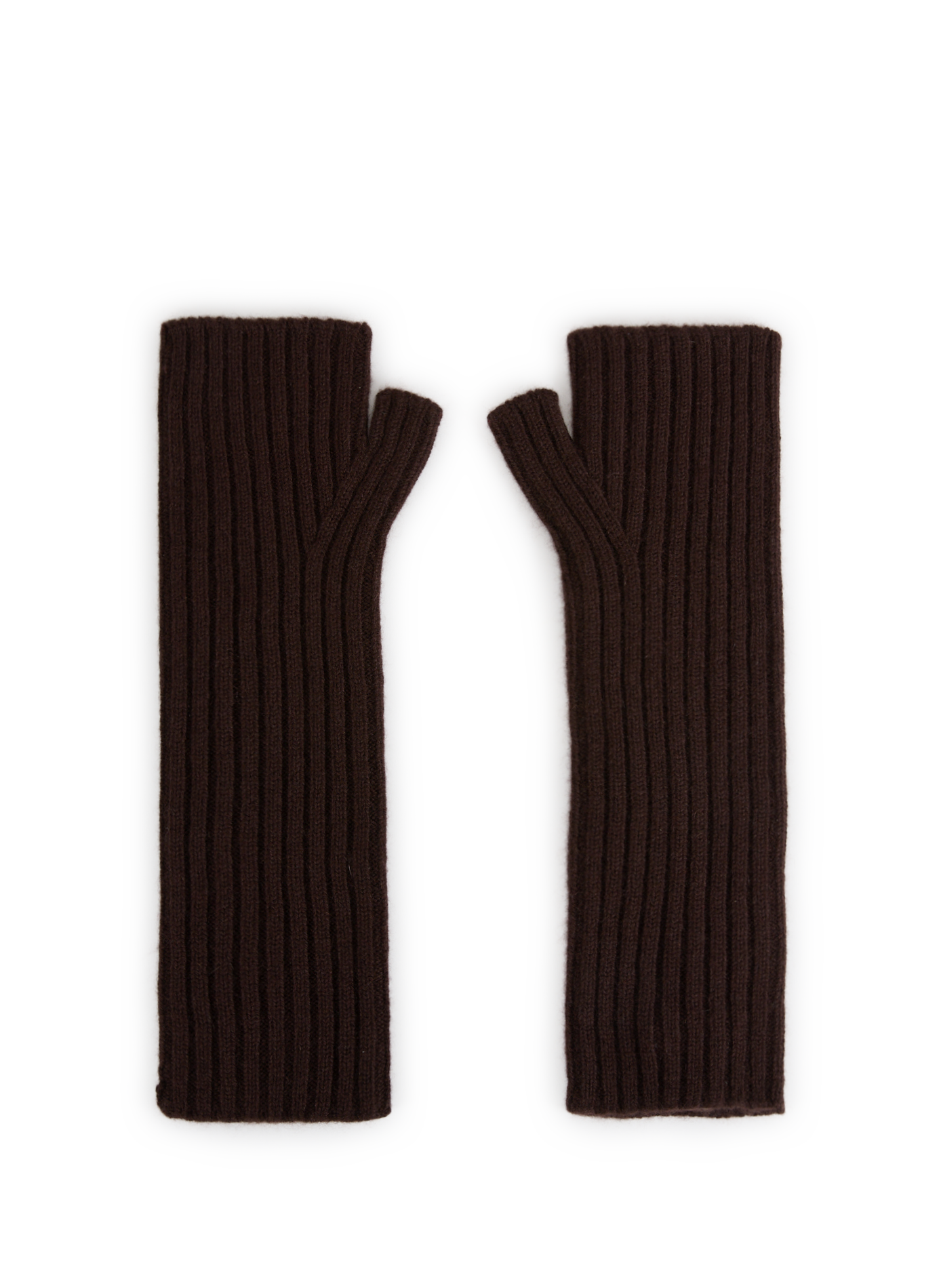 SAISON 1865 Mitaines en cachemire Marron