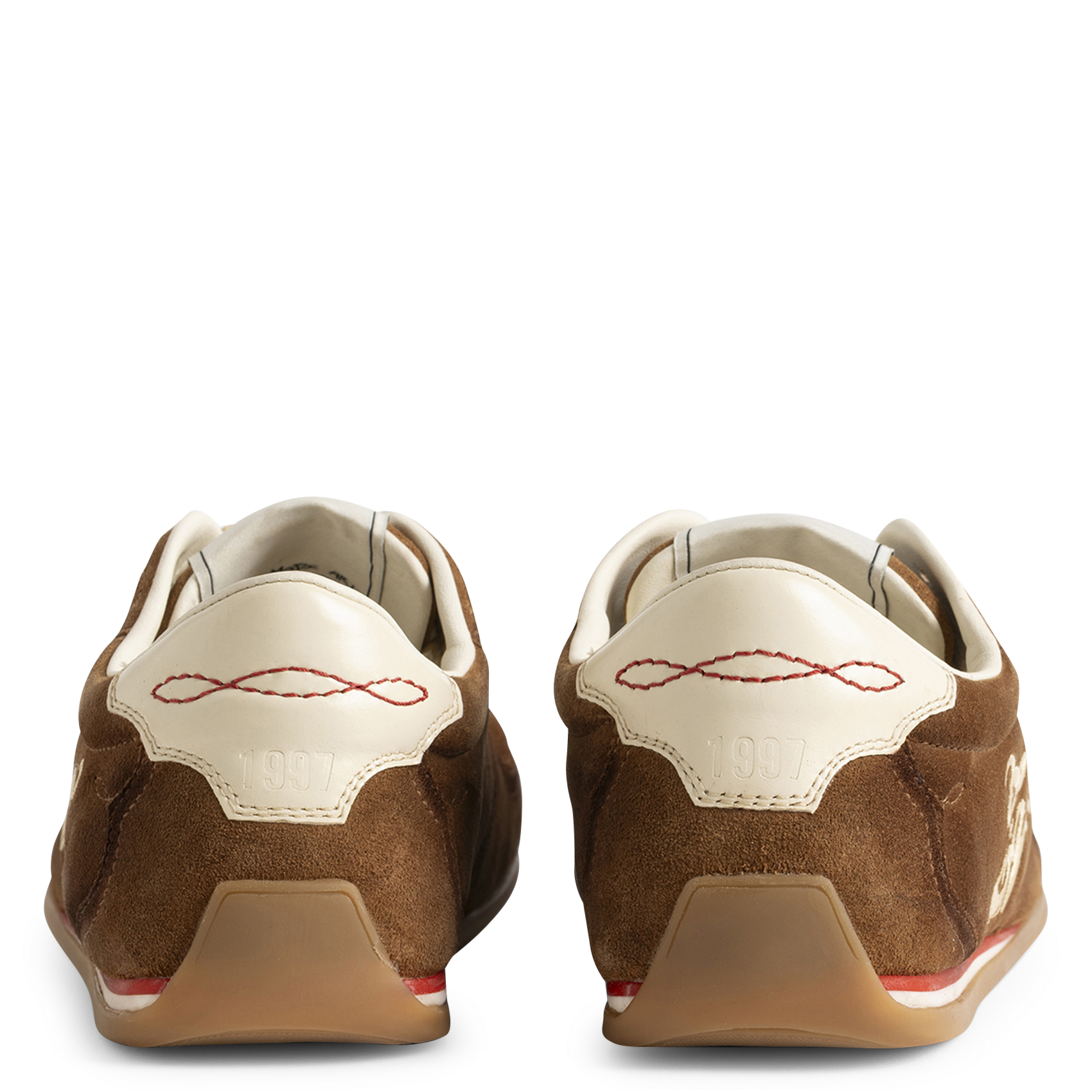 Baskets basses en cuir zv dance ZADIG&VOLTAIRE Marron