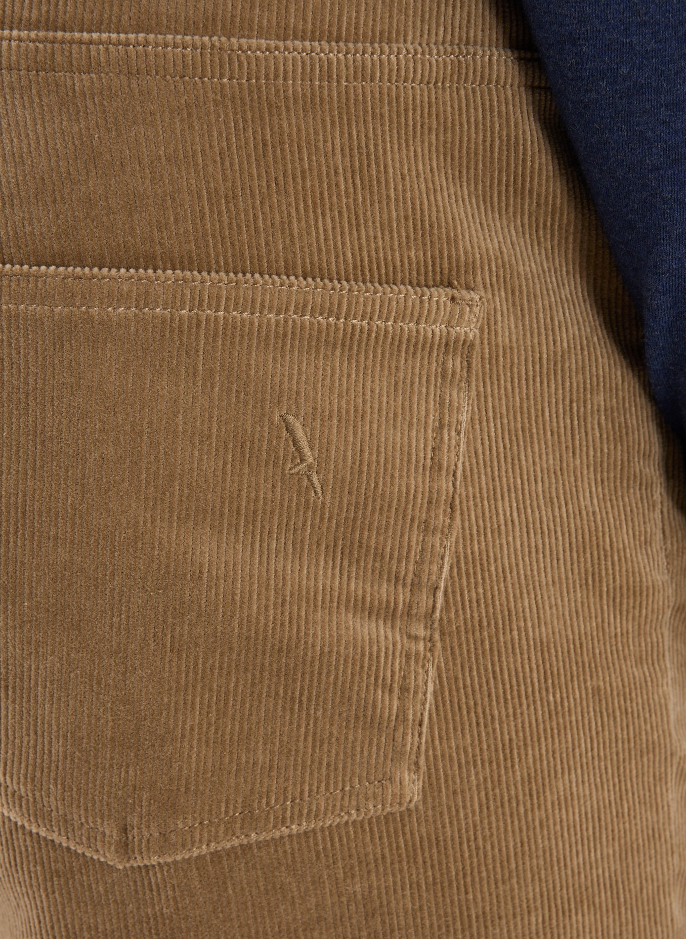 Pantalon en coton mélangé Marron