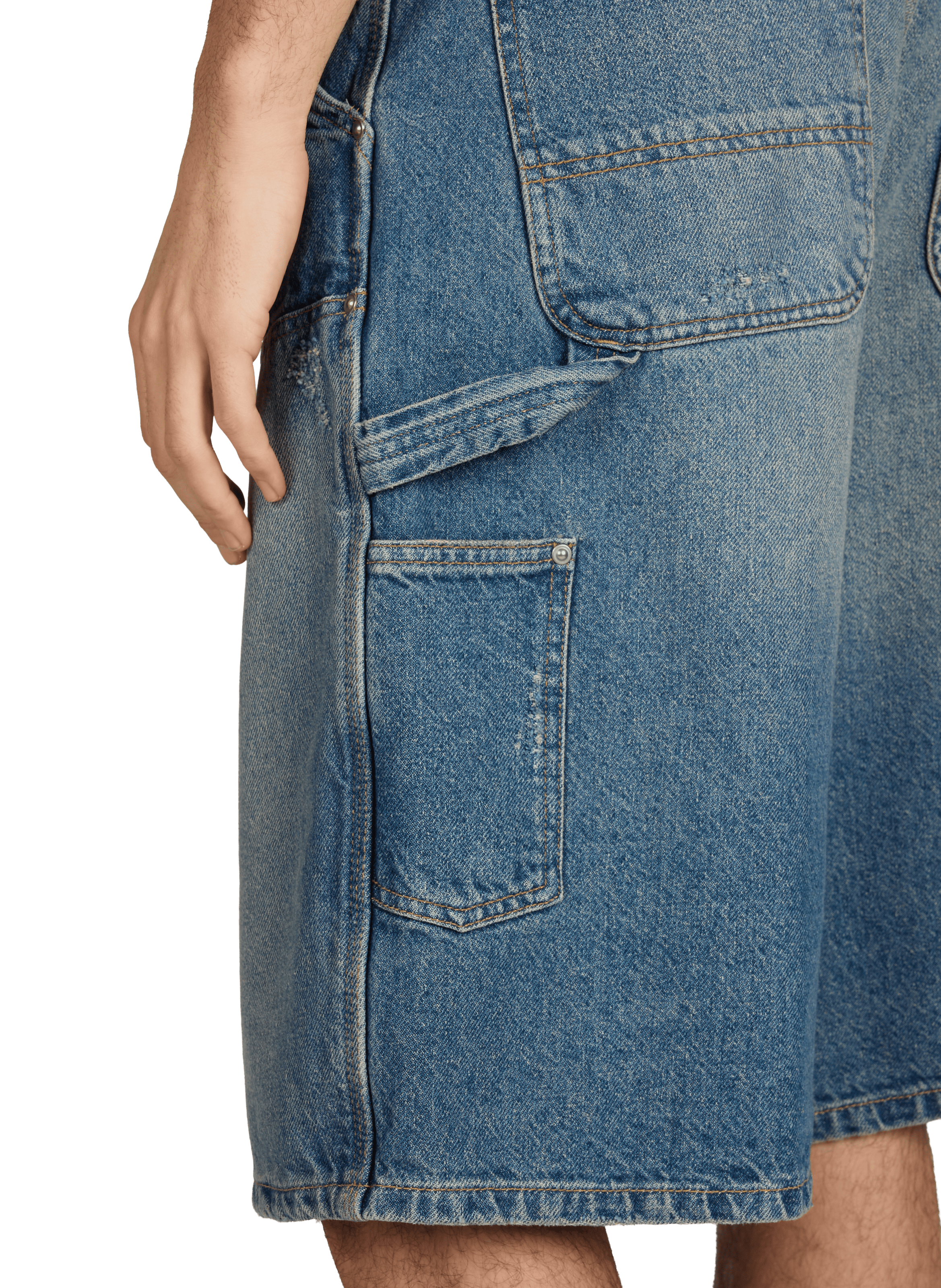 OG Aden cotton Bermuda shorts CARHARTT WIP Blue