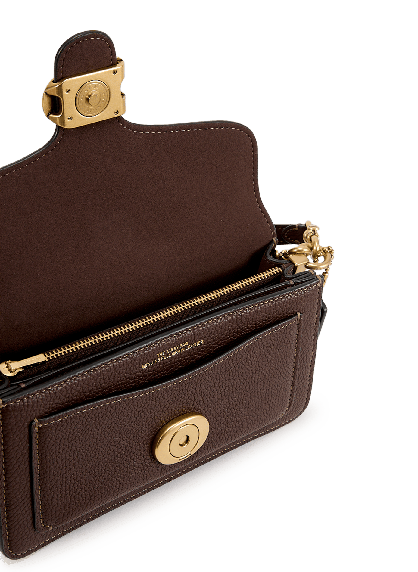 Sac à main Tabby 20 en cuir de vache COACH Marron