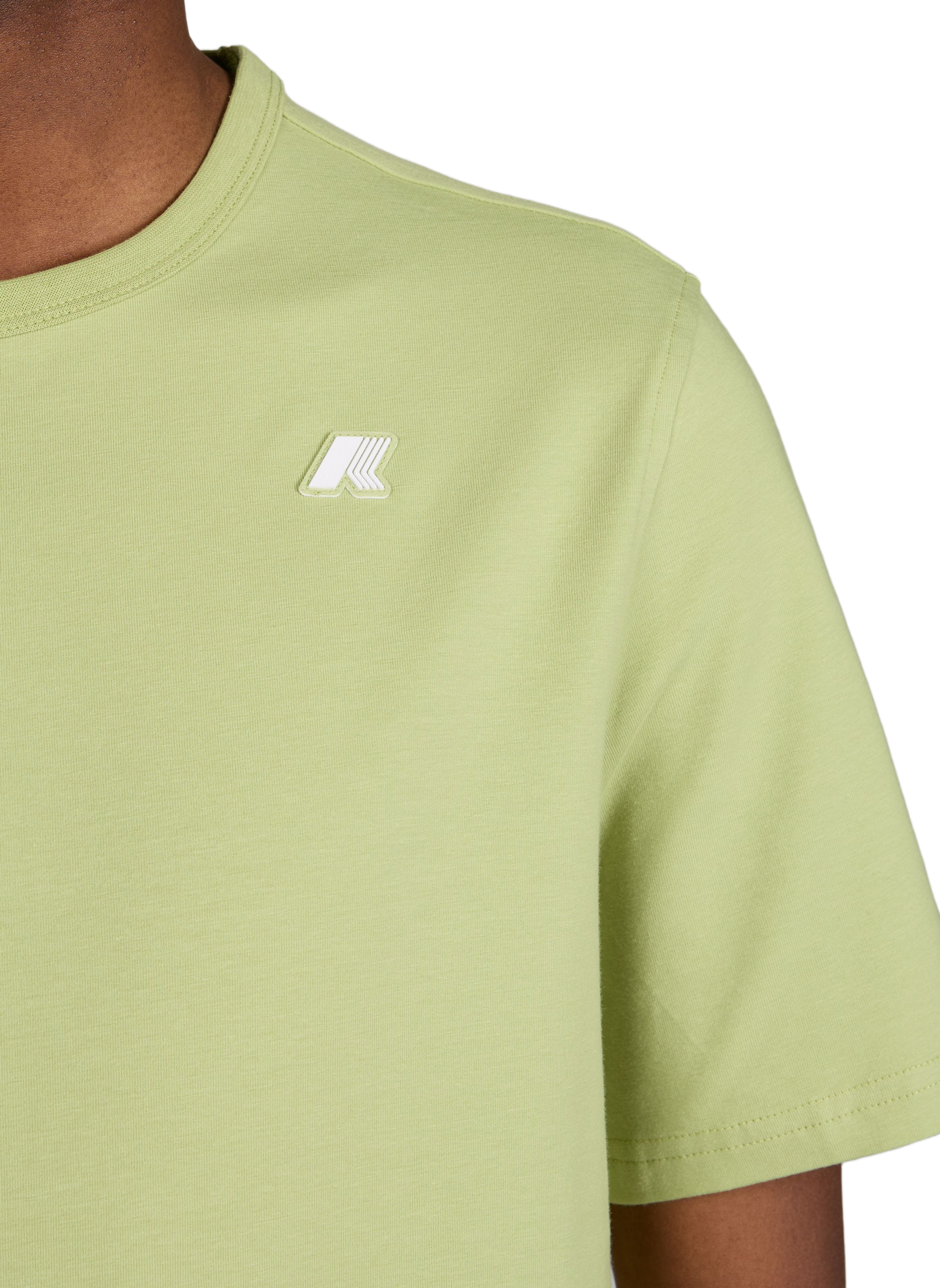 T-shirt en jersey de coton mélangé K-WAY Vert