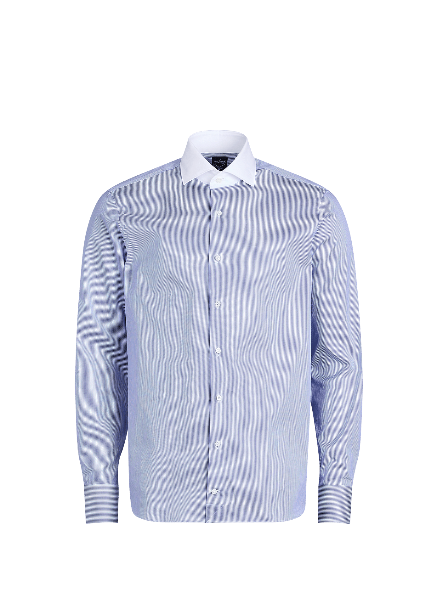 Chemise à rayures en coton VAN LAACK Bleu