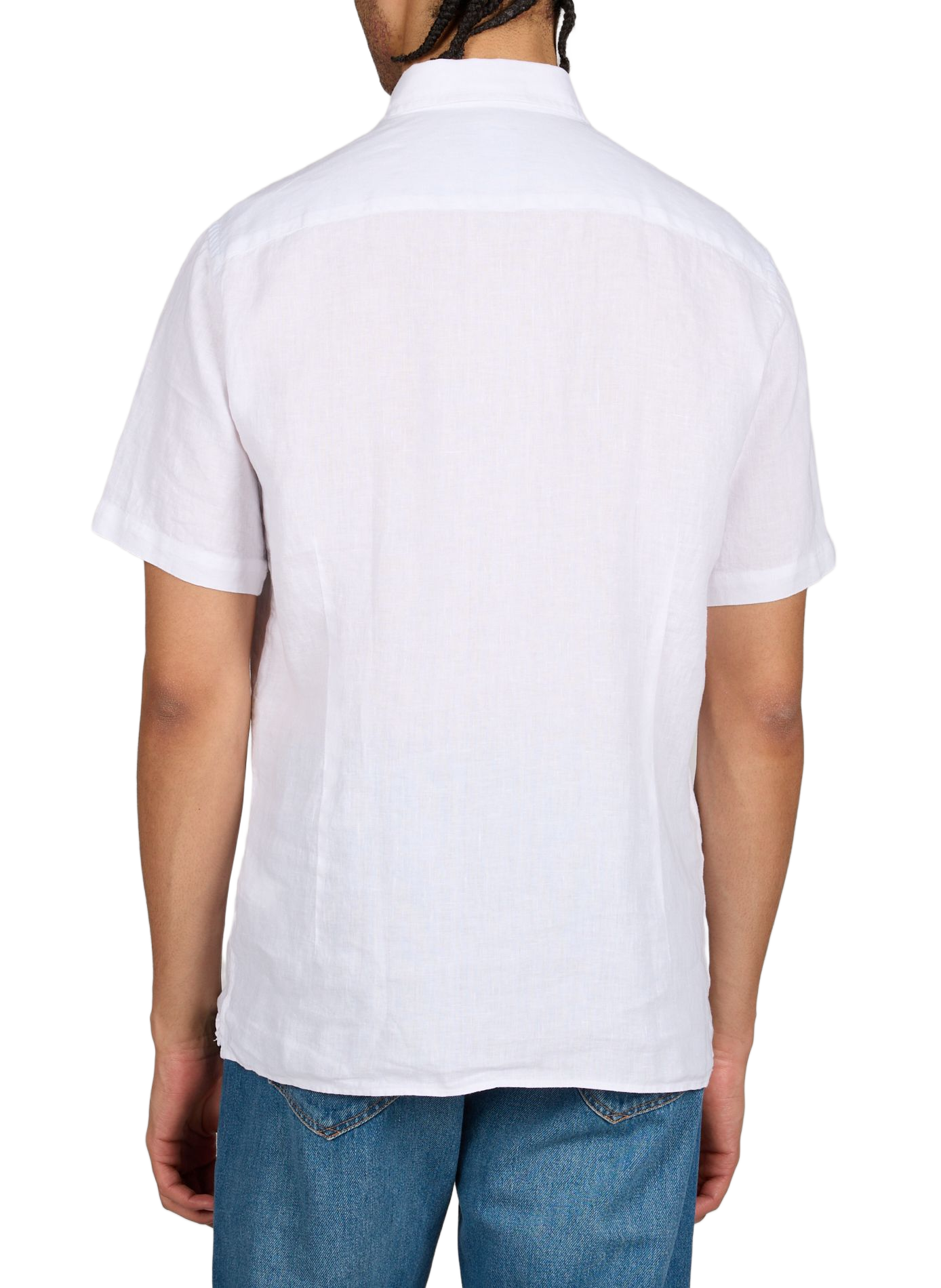 Linen shirt HACKETT White