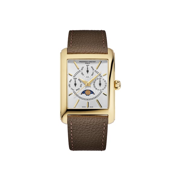 Montre quartz en cuir de veau Montre quartz en cuir de veau