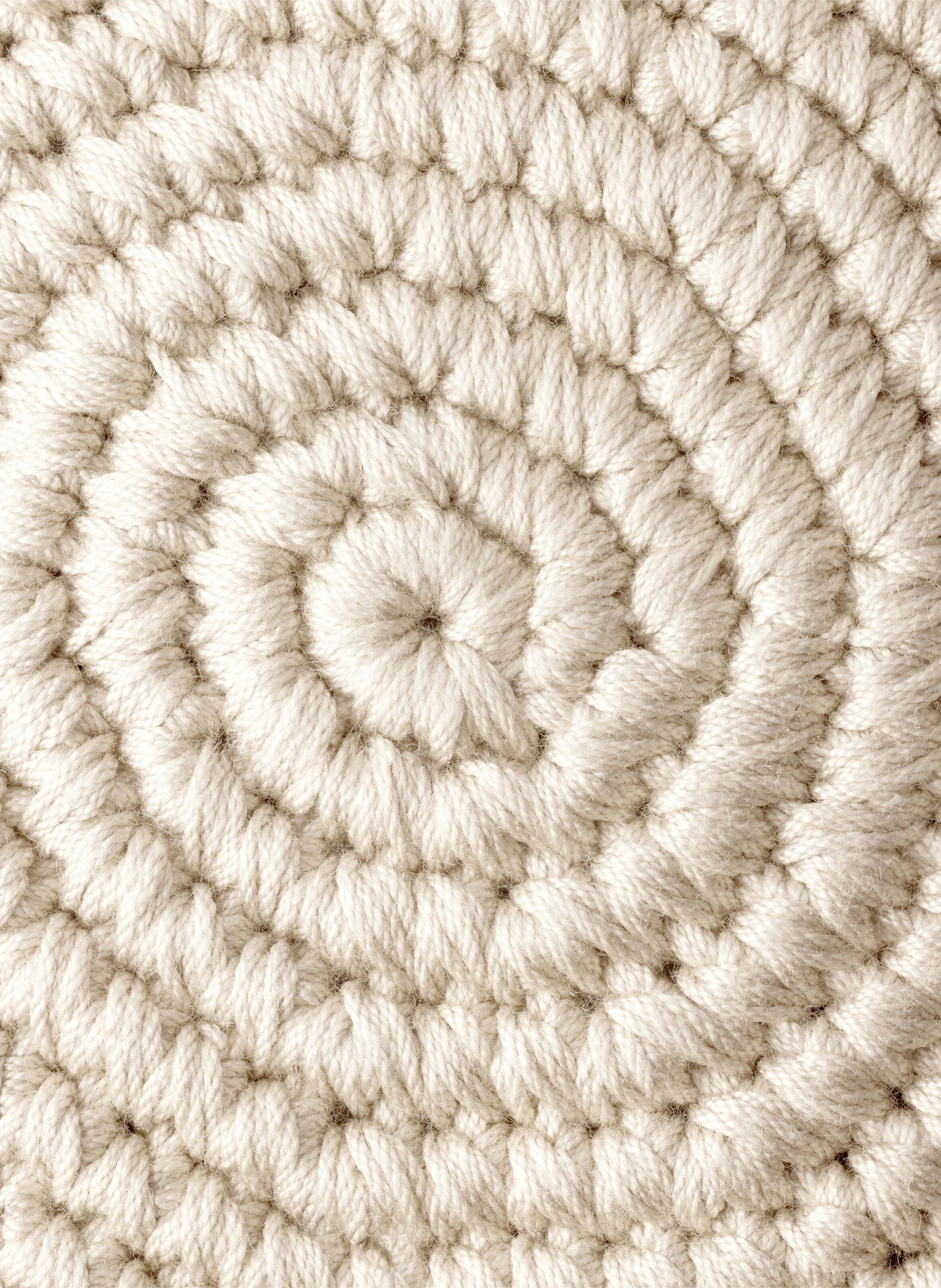 Chapeau bob en crochet PRADA Beige