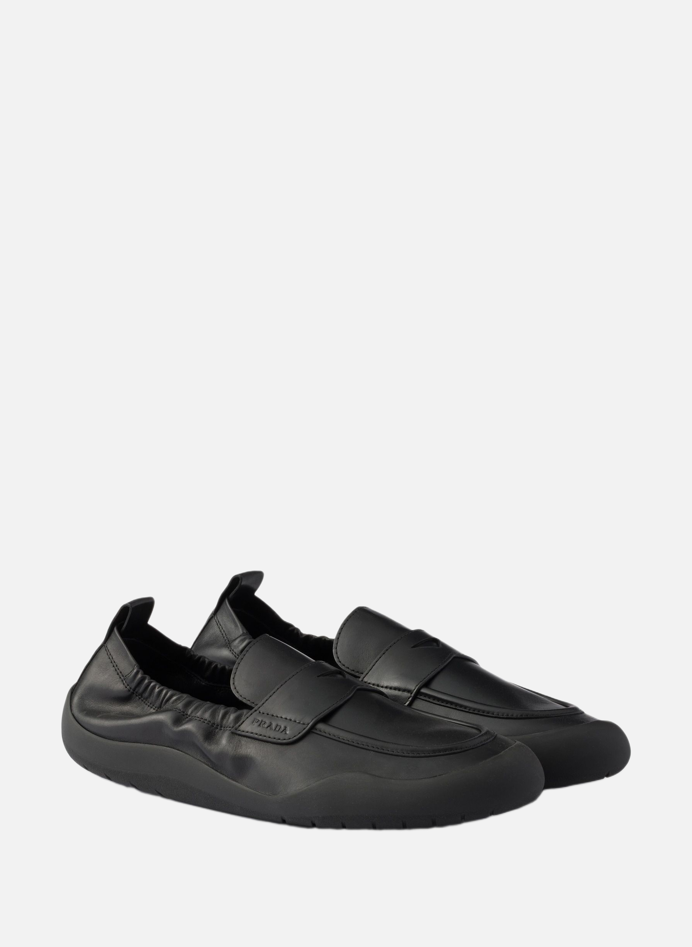 Mocassins speedrock en cuir PRADA Noir