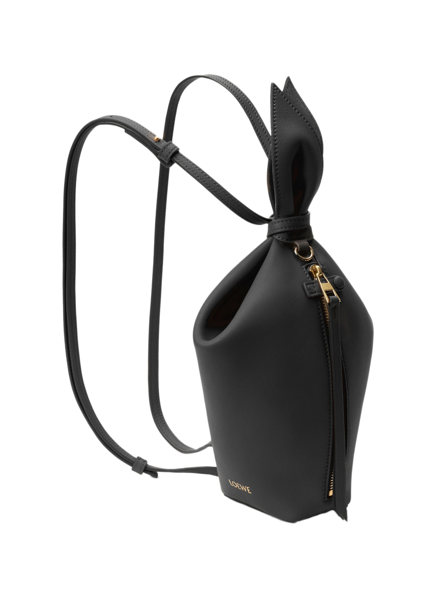 Small Scarf leather backpack LOEWE Black