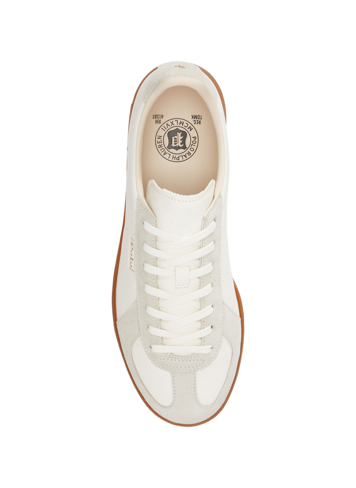 Baskets en cuir POLO RALPH LAUREN Blanc