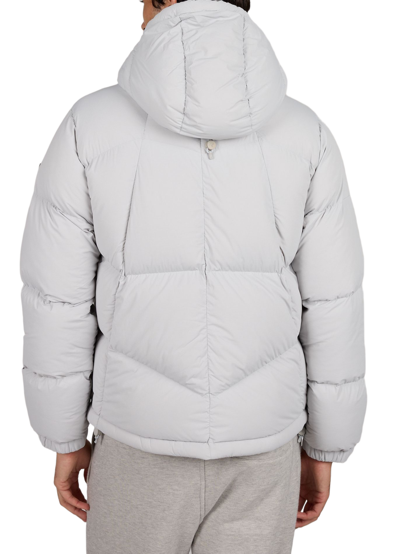 High-neck puffer jacket K-WAY Grey